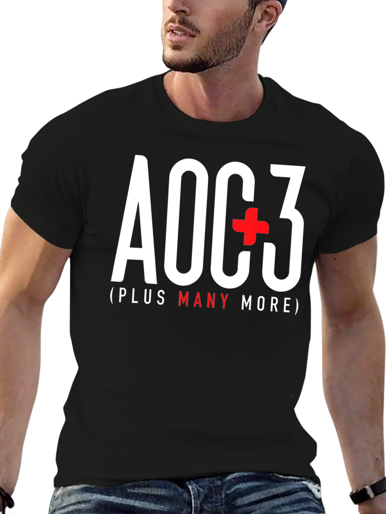 AOC+3 T-Shirt - Political Statement Tee
