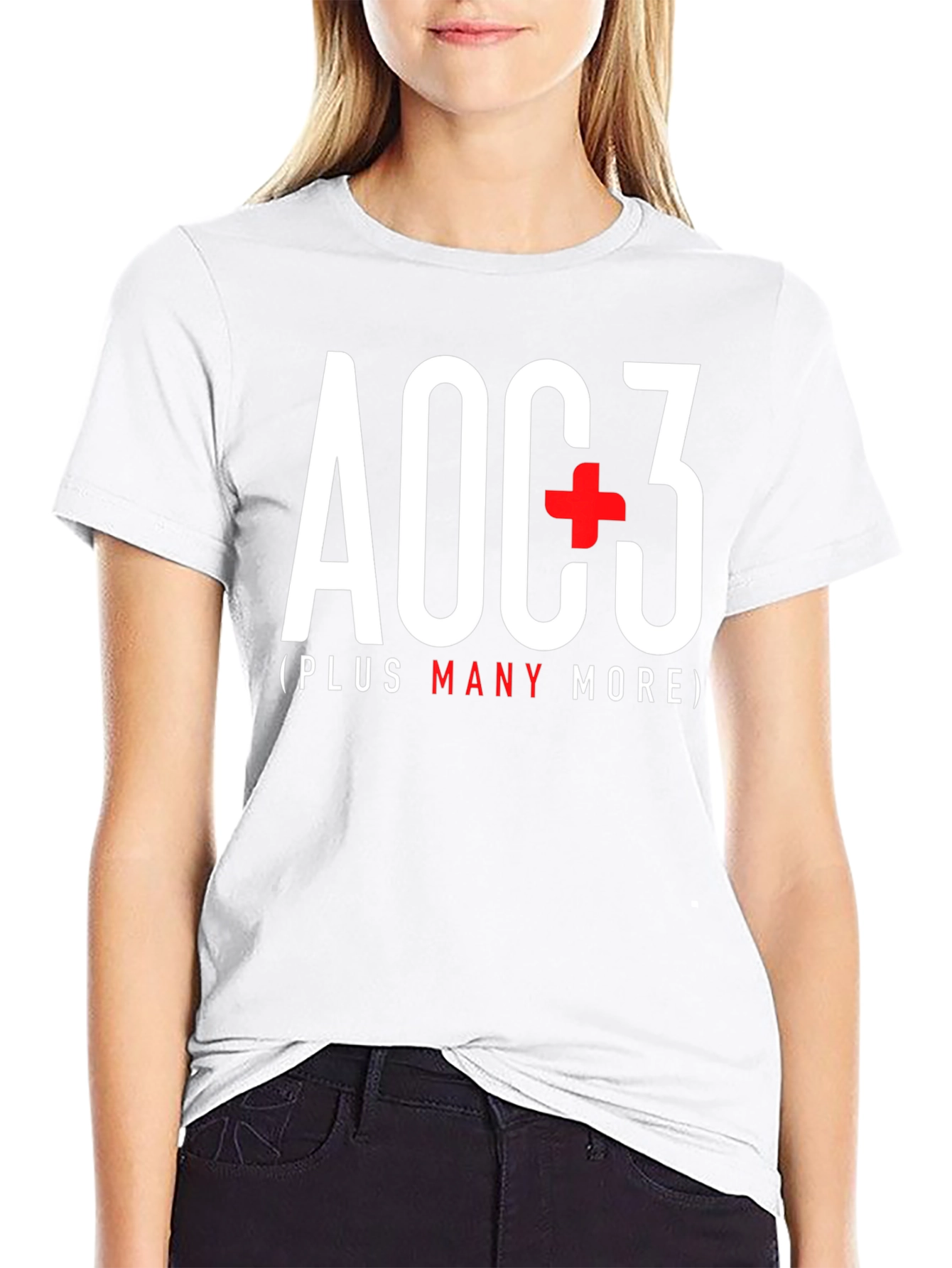 AOC+3 T-Shirt - Political Statement Tee