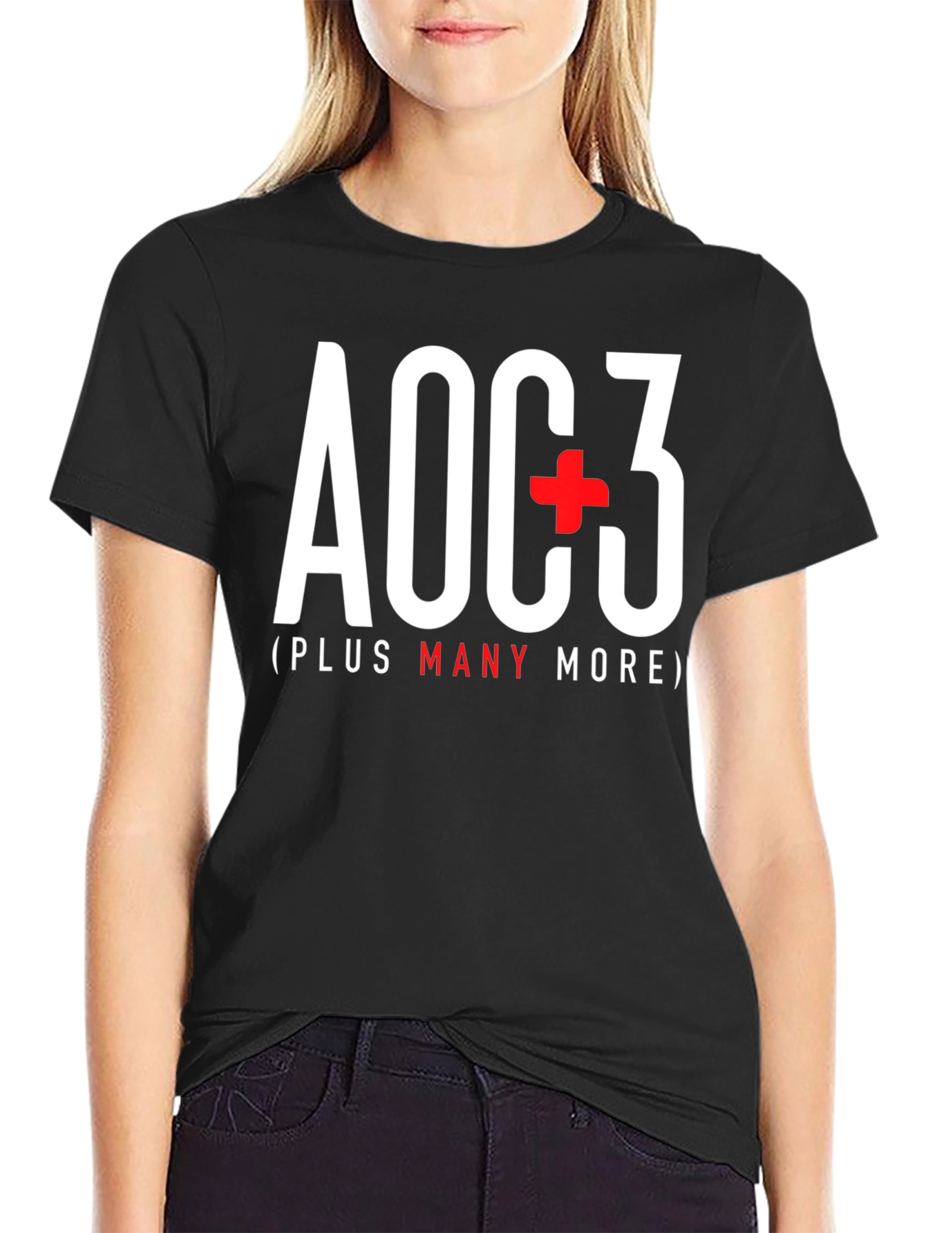 AOC+3 T-Shirt - Political Statement Tee