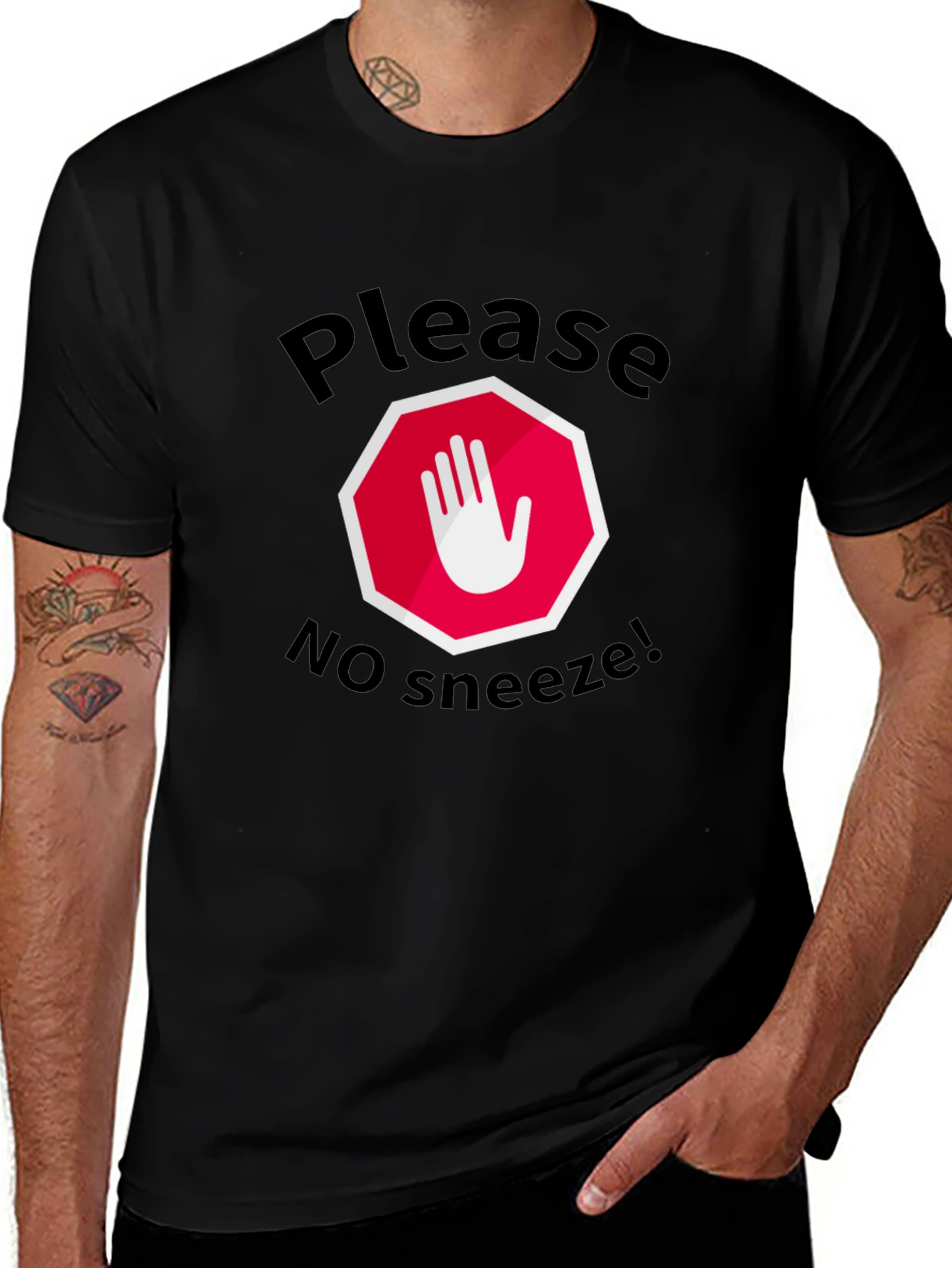 Please No Sneeze Funny T-Shirt