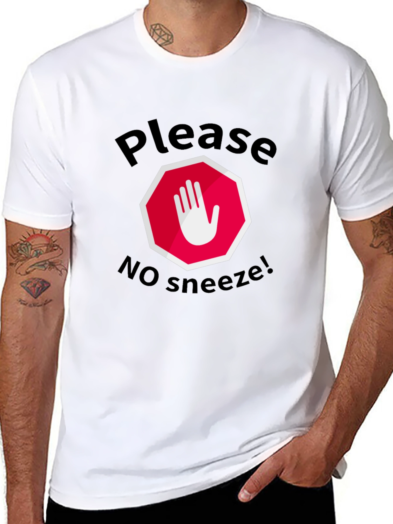 Please No Sneeze Funny T-Shirt