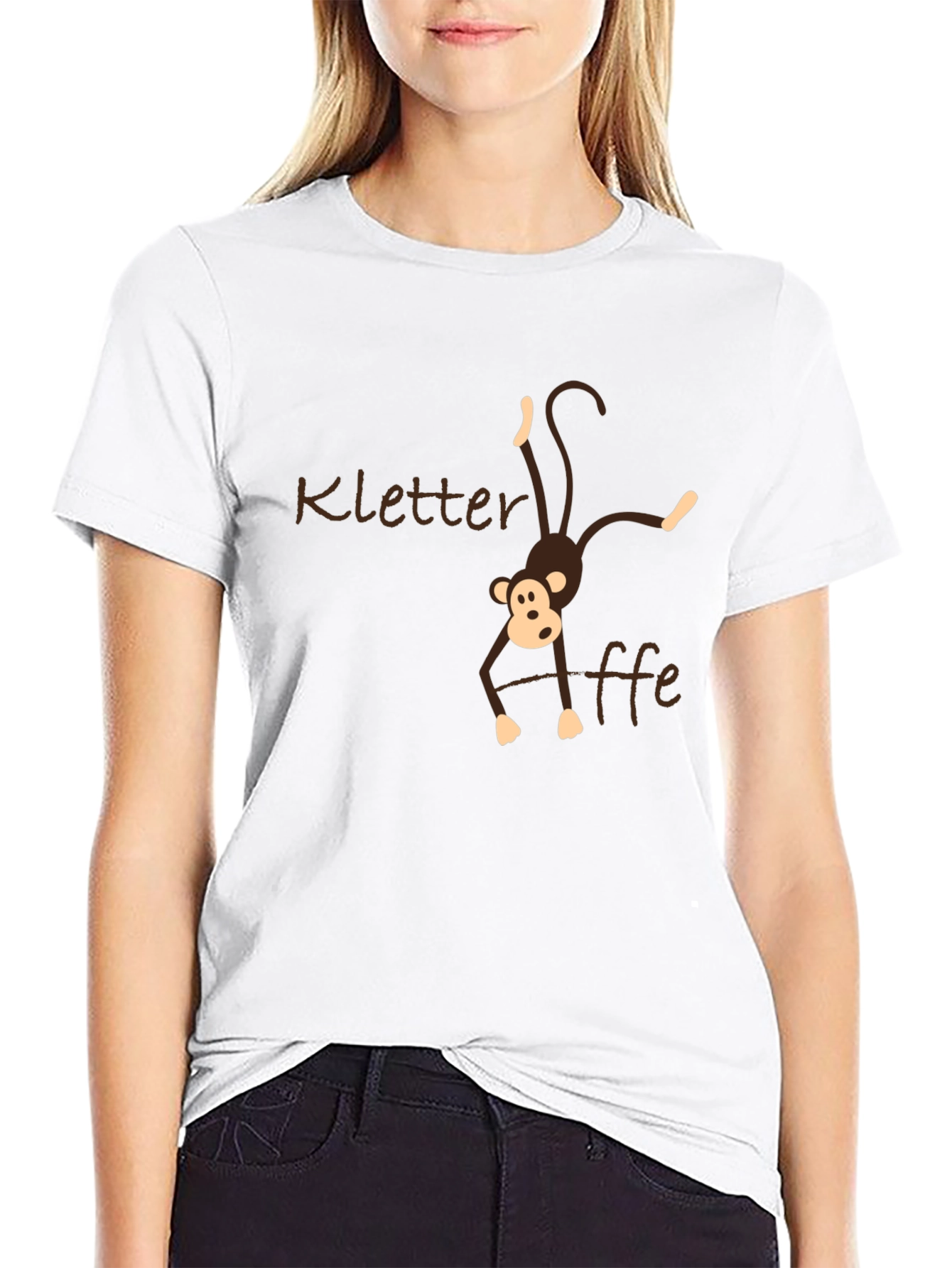 Kletteraffe Monkey Black T-Shirt - Climbing Ape Tee