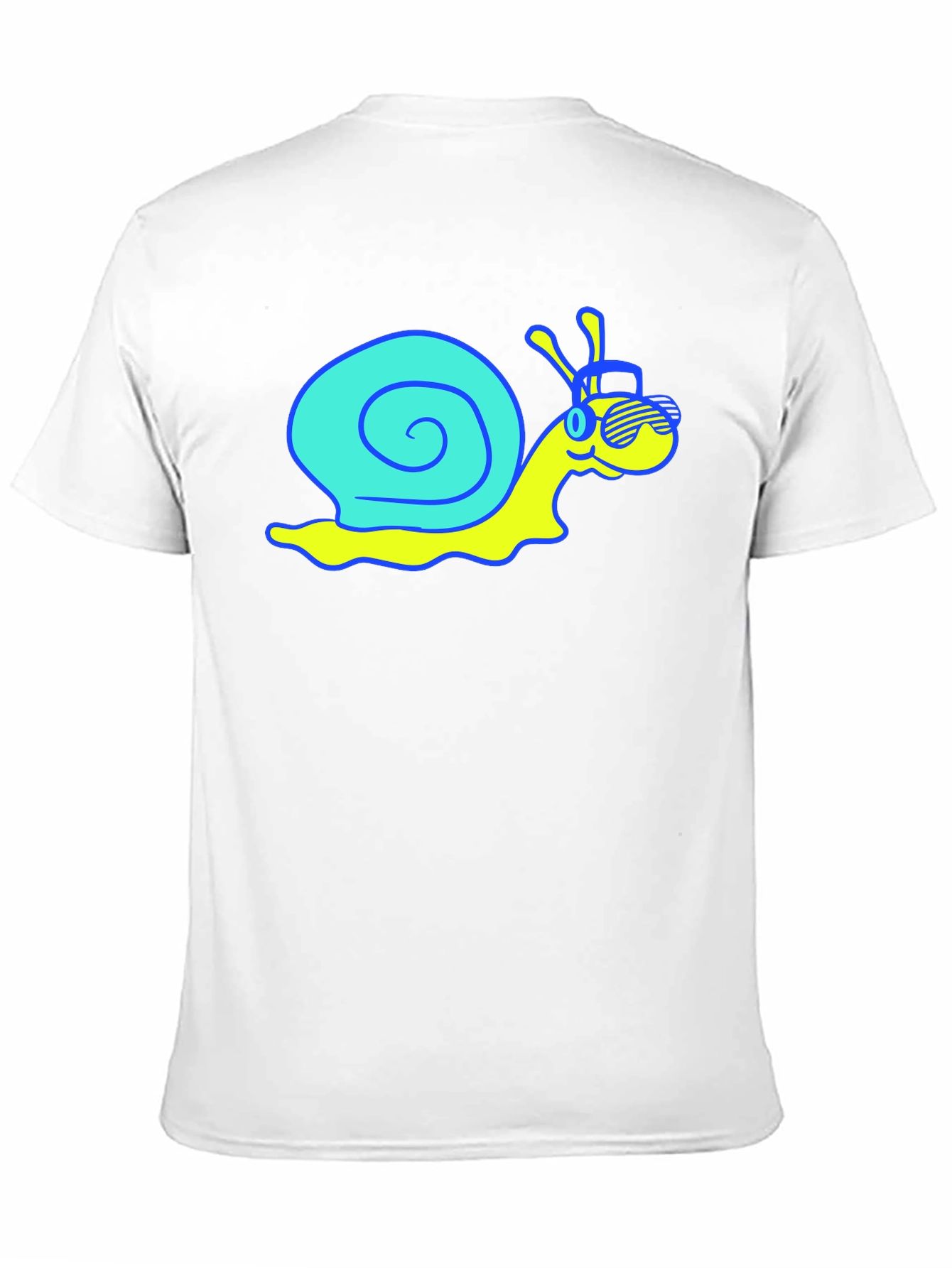Cool Snail Graphic Tee - Quirky Cartoon Shirt
