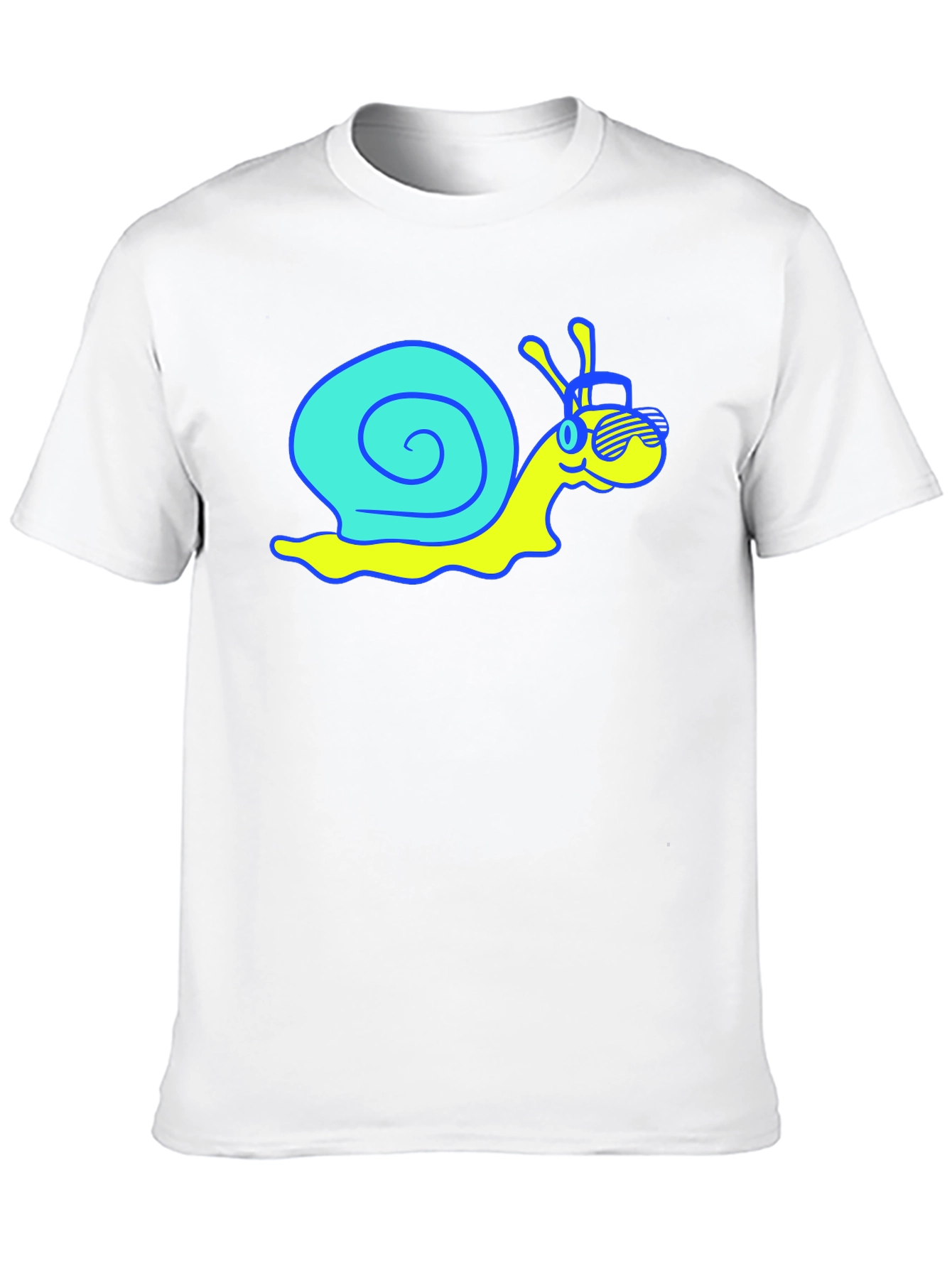Cool Snail Graphic Tee - Quirky Cartoon Shirt