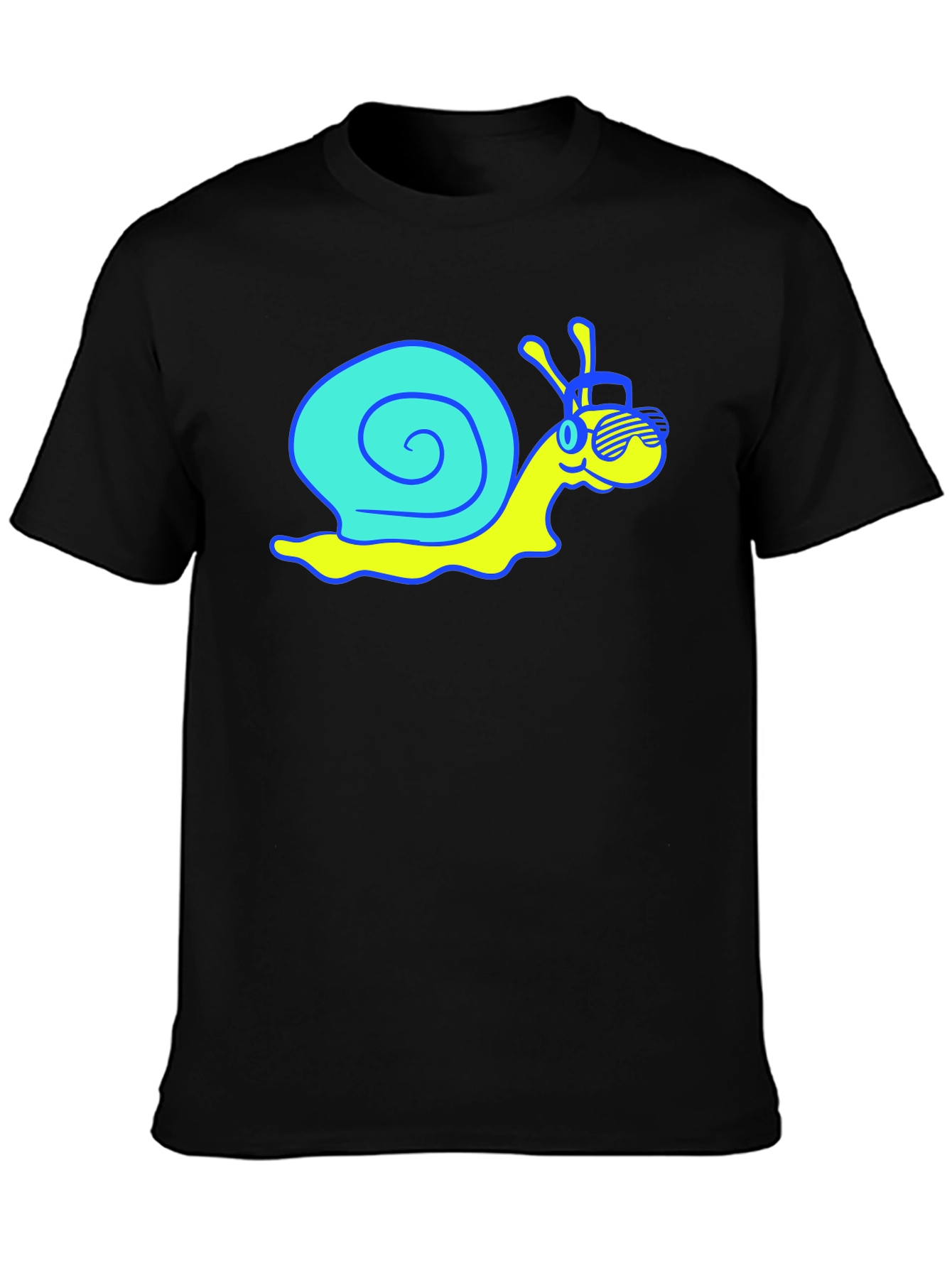 Cool Snail Graphic Tee - Quirky Cartoon Shirt
