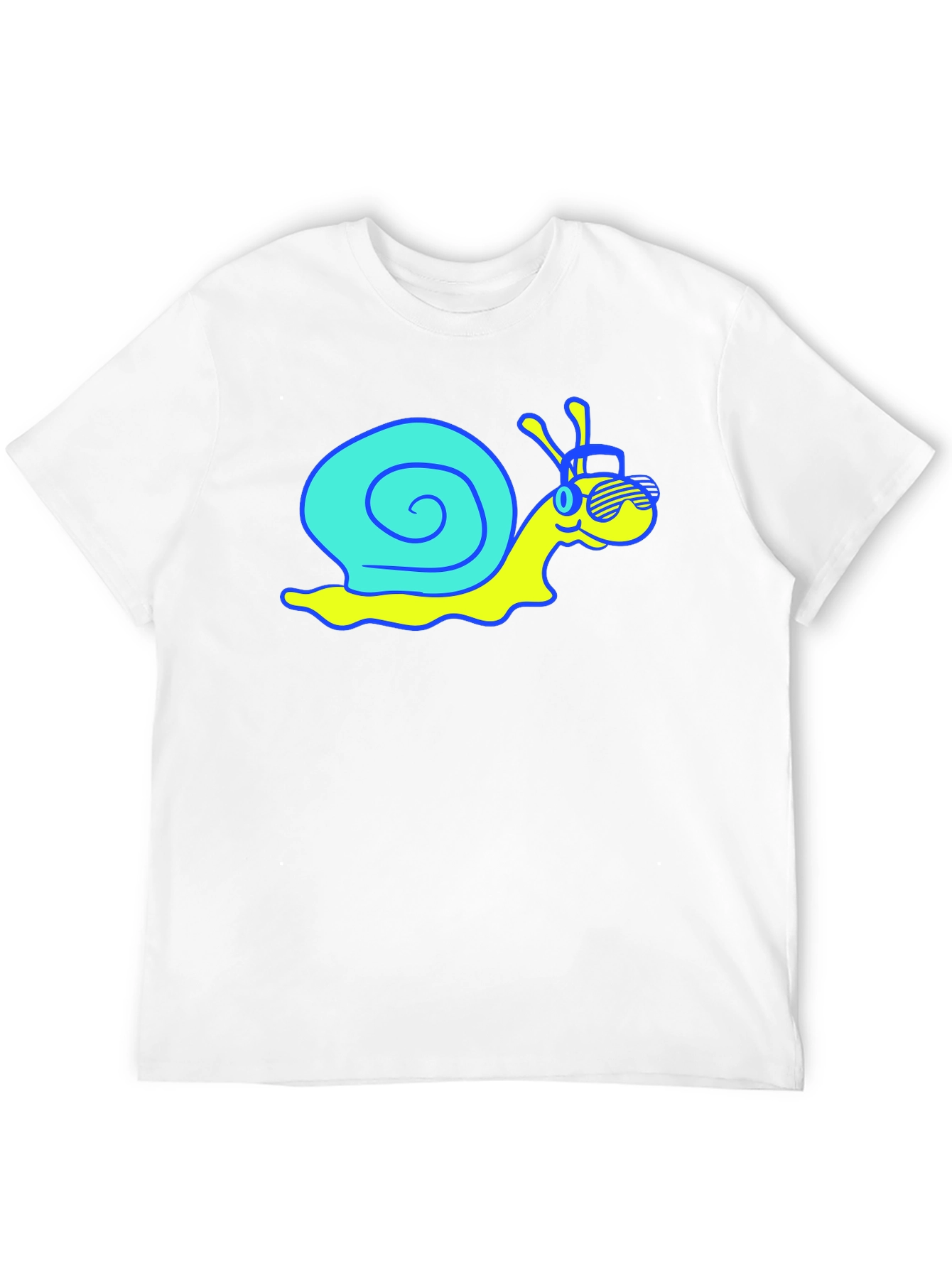 Cool Snail Graphic Tee - Quirky Cartoon Shirt