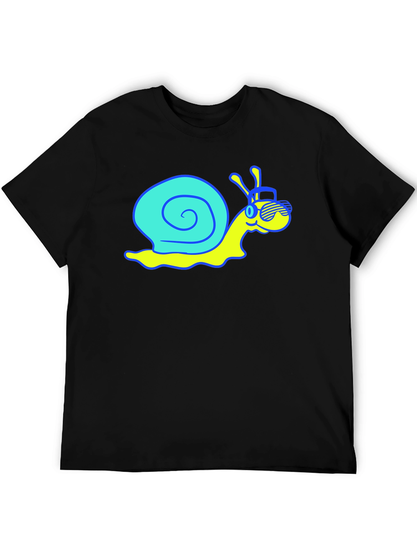Cool Snail Graphic Tee - Quirky Cartoon Shirt