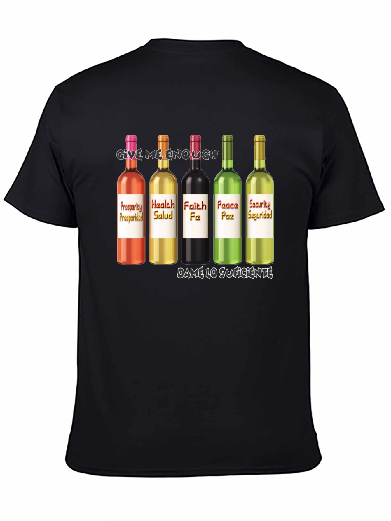 Prosperity Health Faith Peace Security T-Shirt