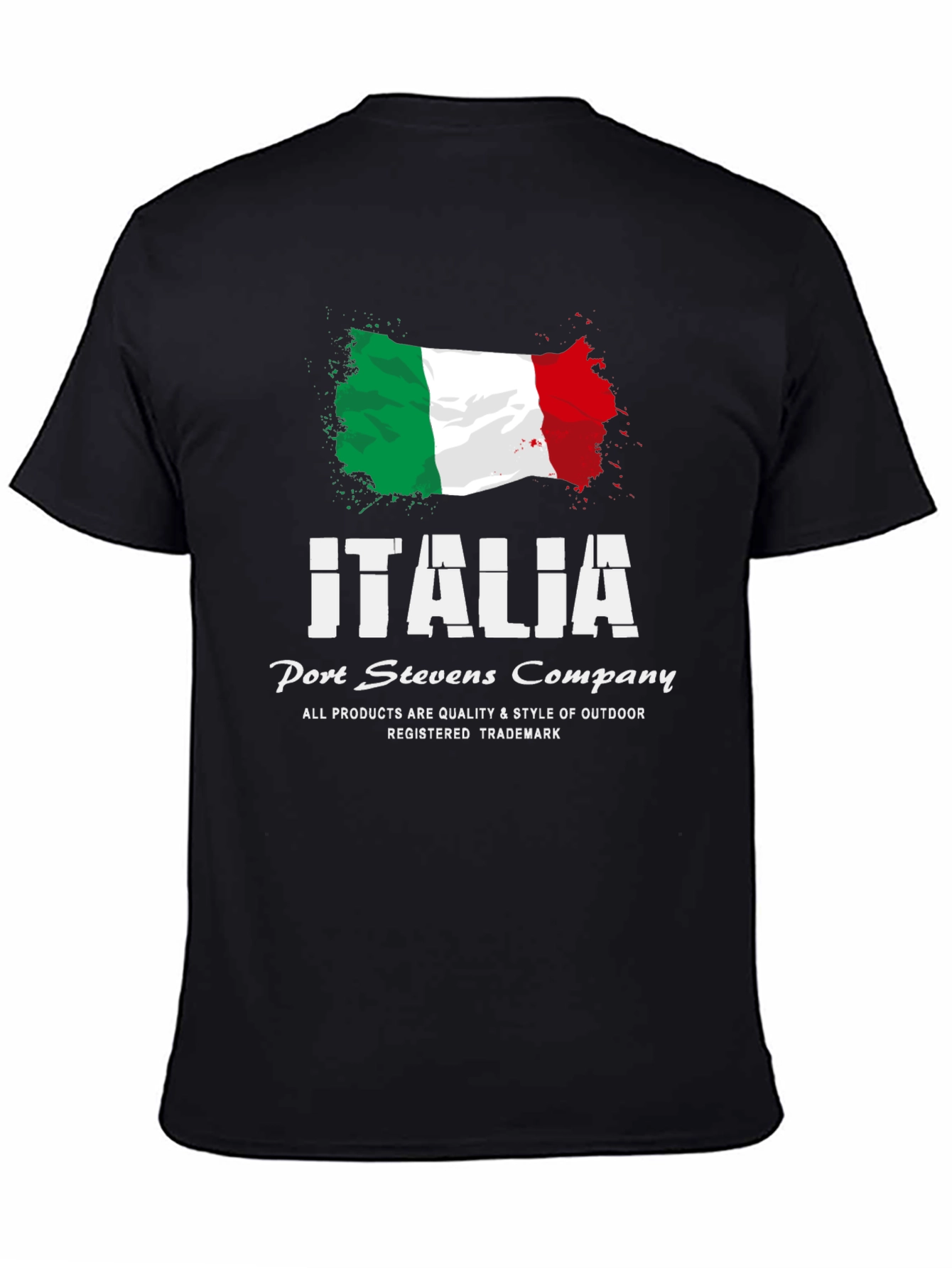 Italia Flag Graphic T-Shirt - Port Stevens Company