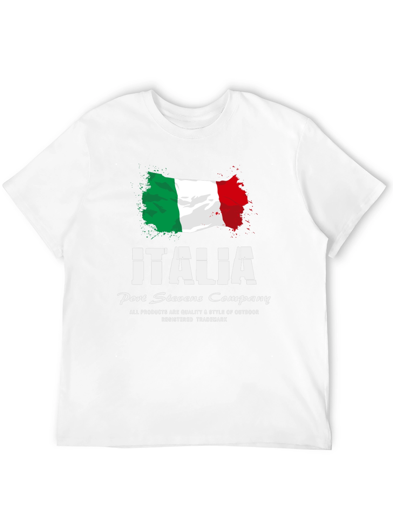 Italia Flag Graphic T-Shirt - Port Stevens Company