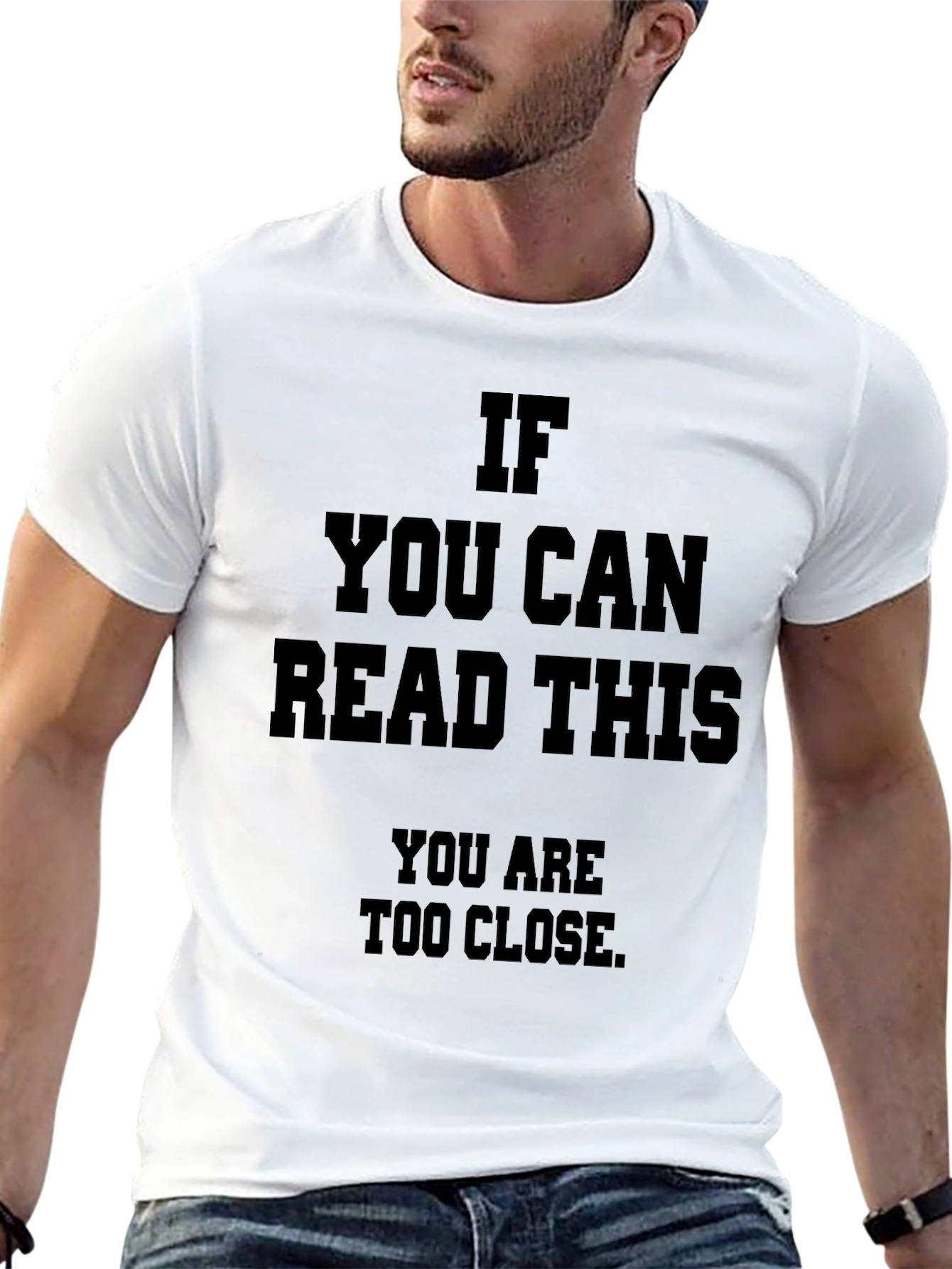 Funny Social Distance T-Shirt: If You Can Read This
