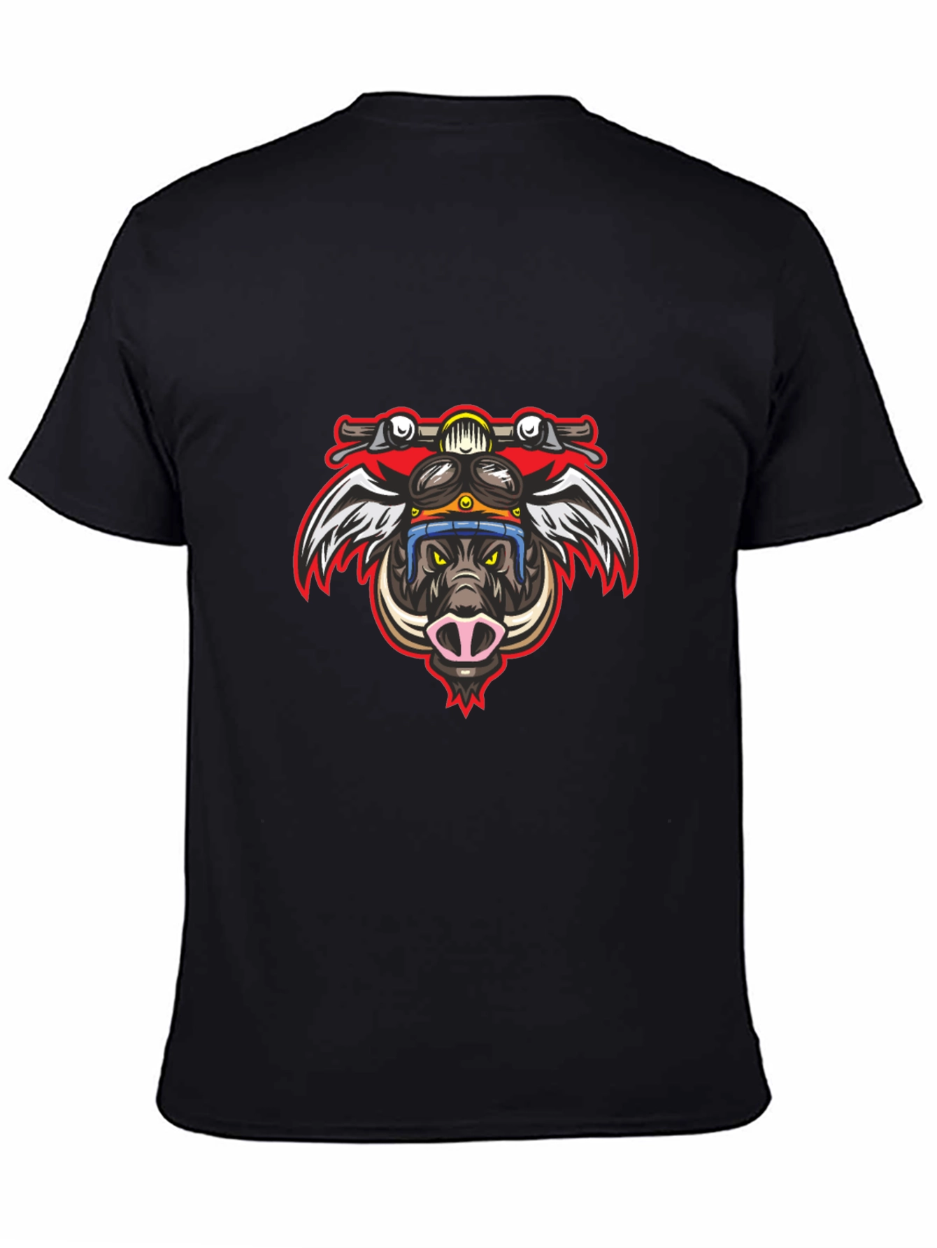 Biker Boar Graphic Tee - Ride Wild!