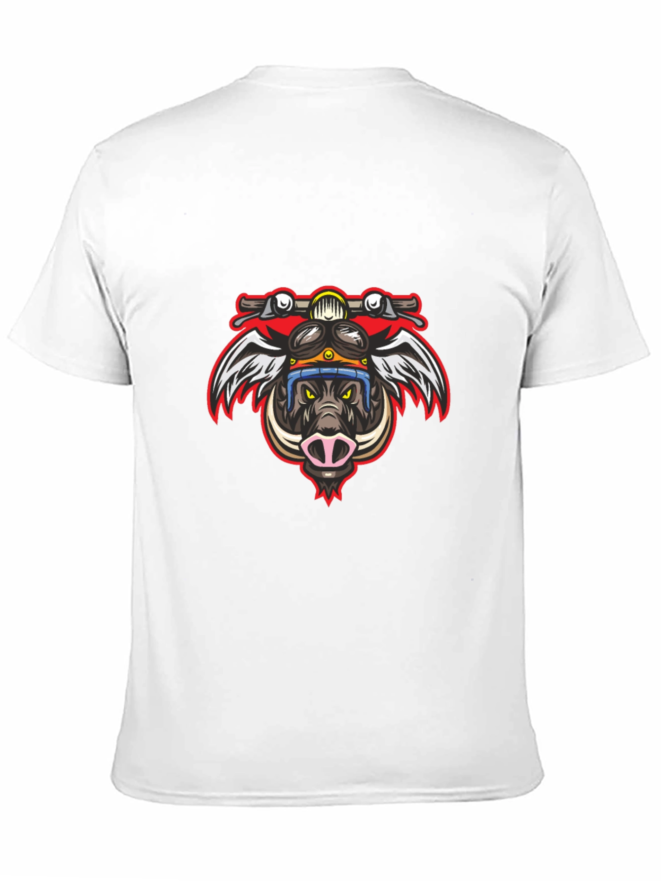 Biker Boar Graphic Tee - Ride Wild!