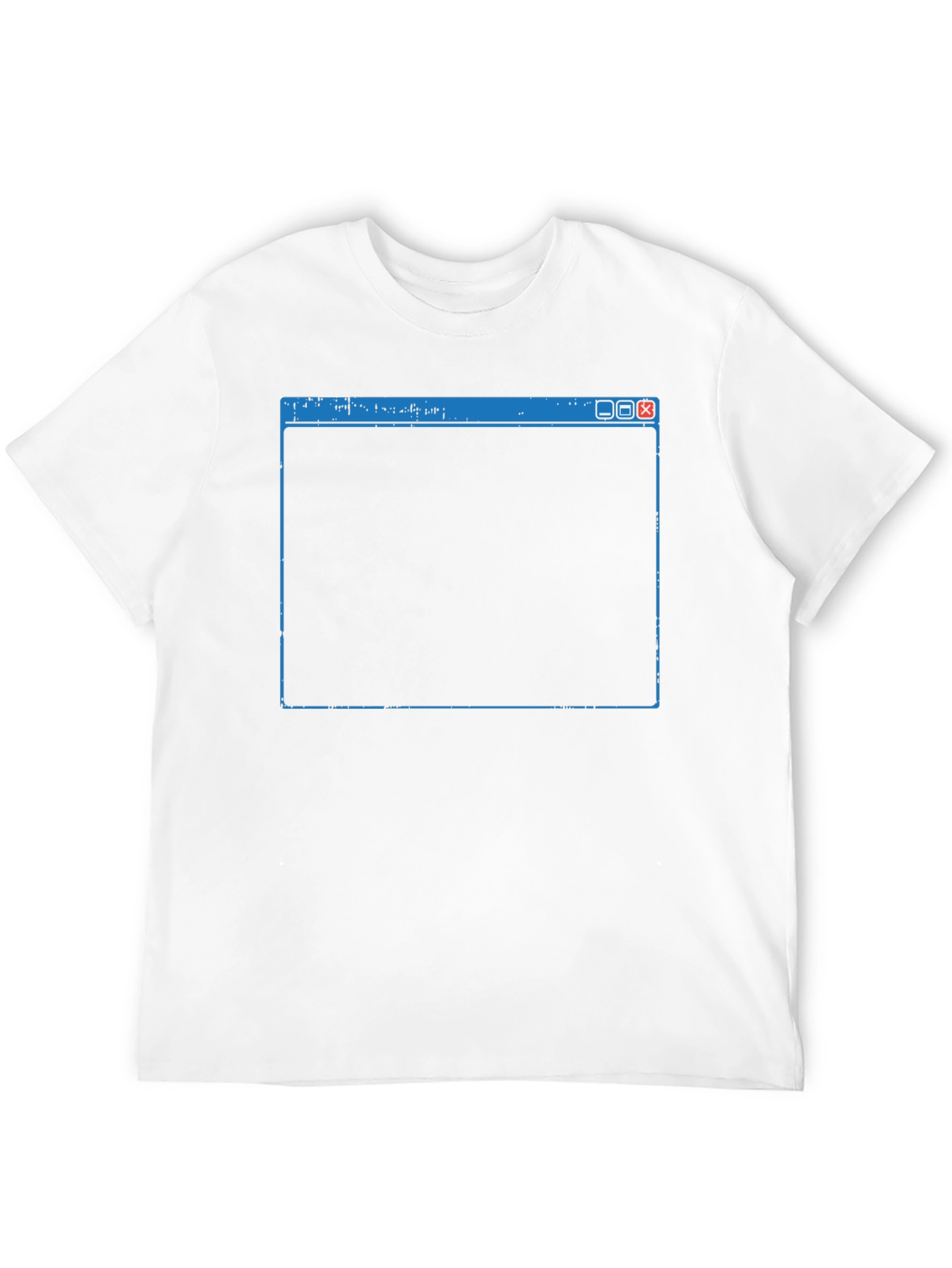 Retro Windows Screen Black T-Shirt