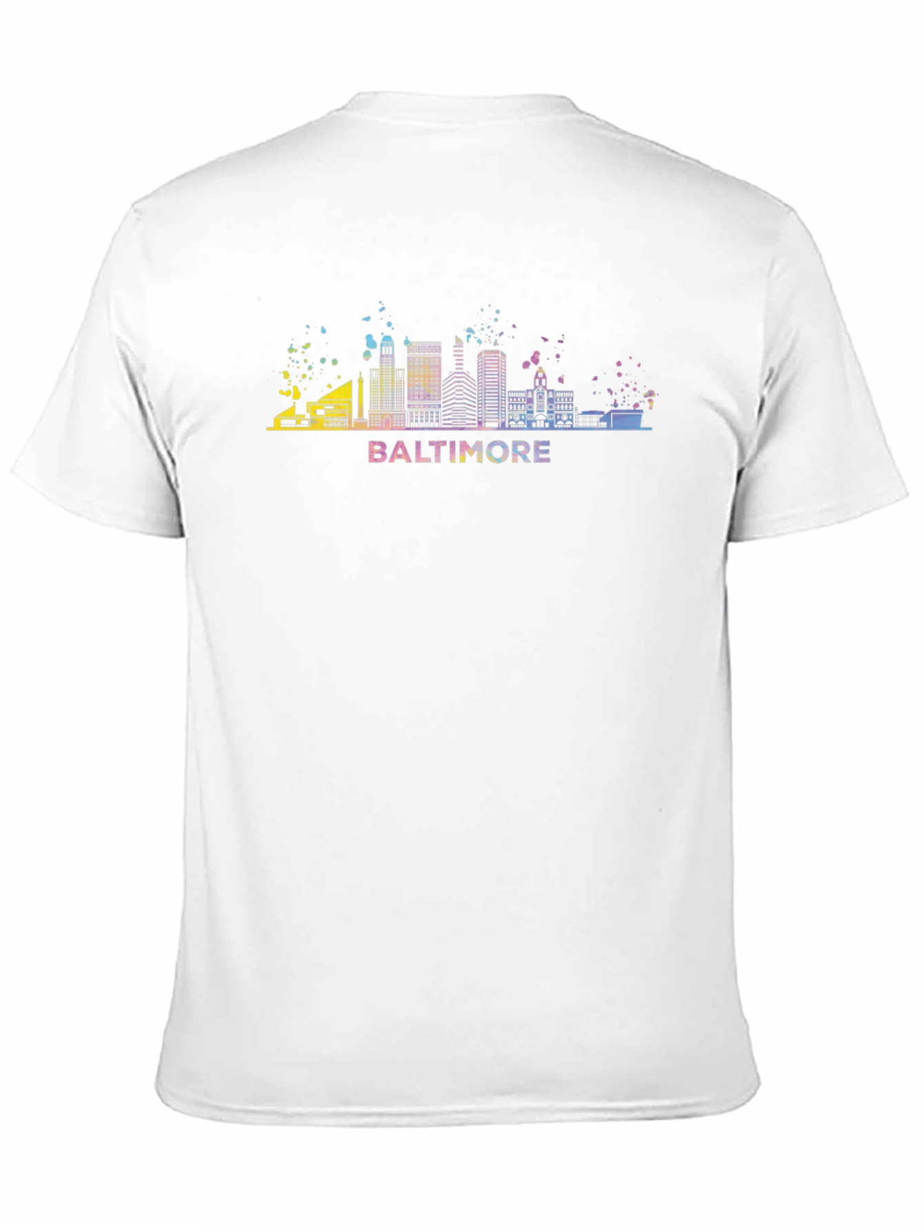 Baltimore Skyline Graphic Tee - Mens Black T-Shirt