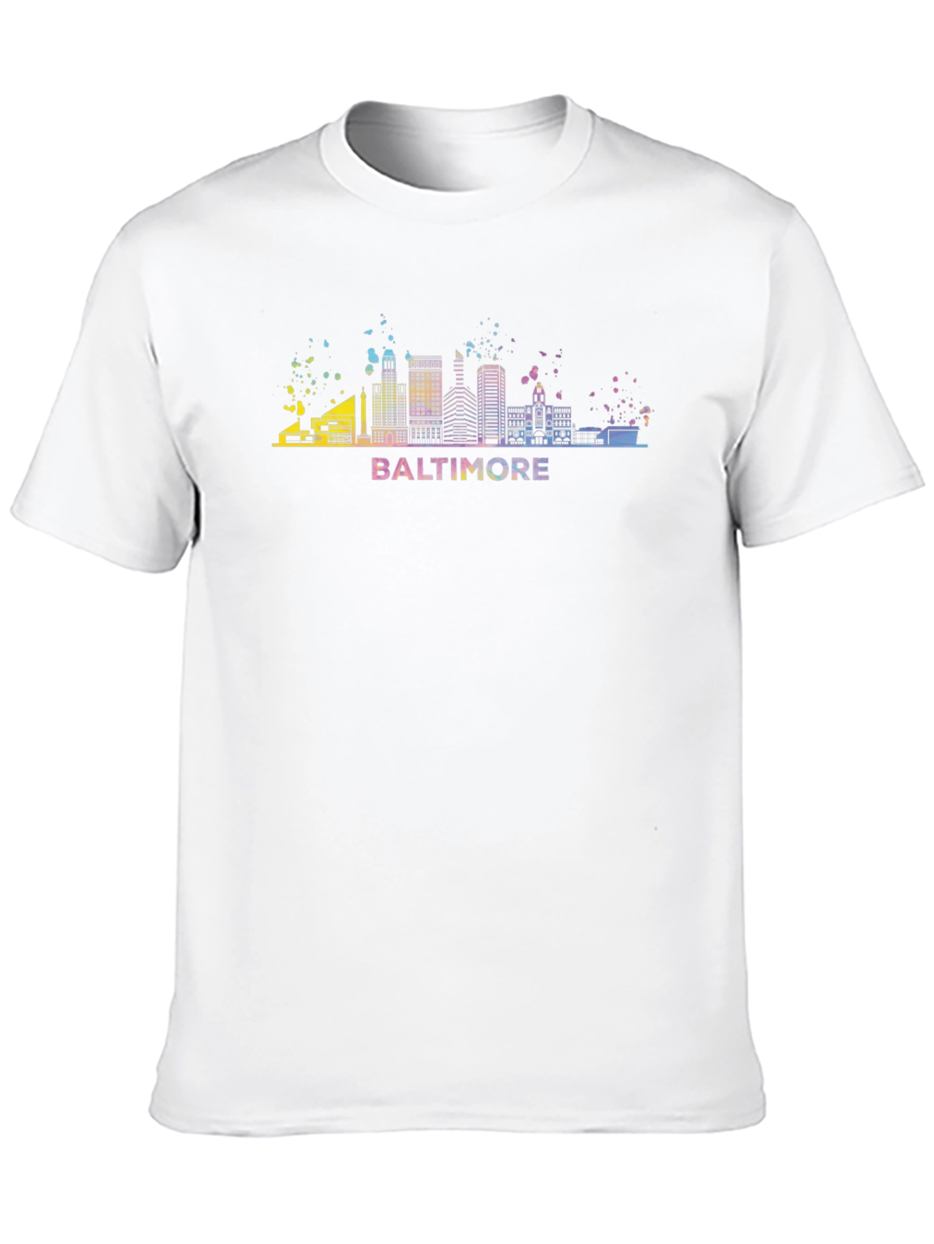 Baltimore Skyline Graphic Tee - Mens Black T-Shirt