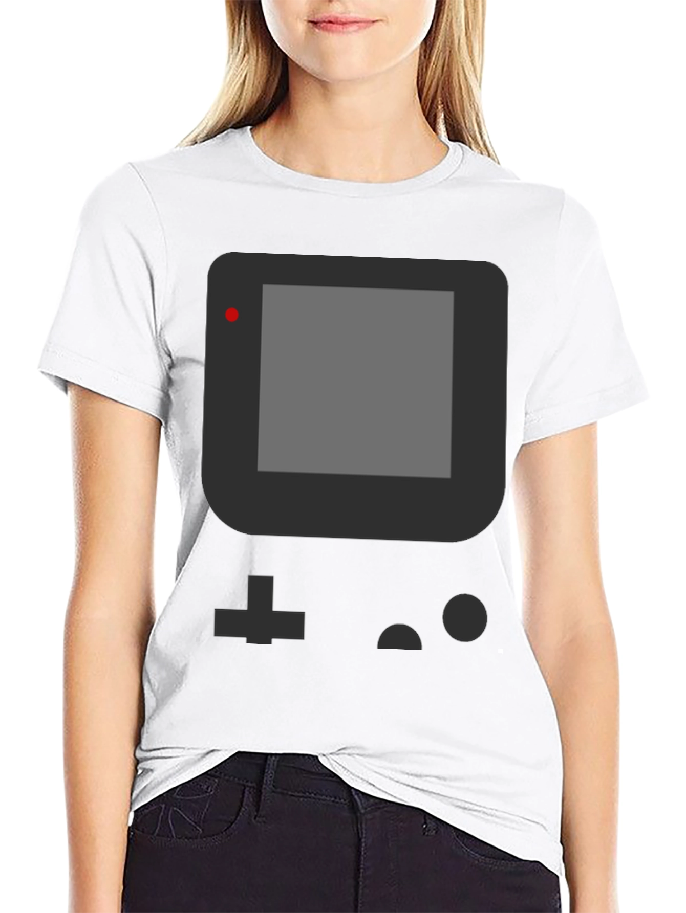Retro Game Console T-Shirt - Black Gaming Tee