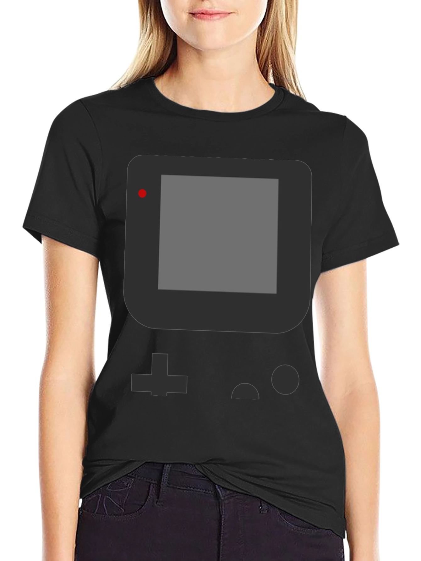 Retro Game Console T-Shirt - Black Gaming Tee