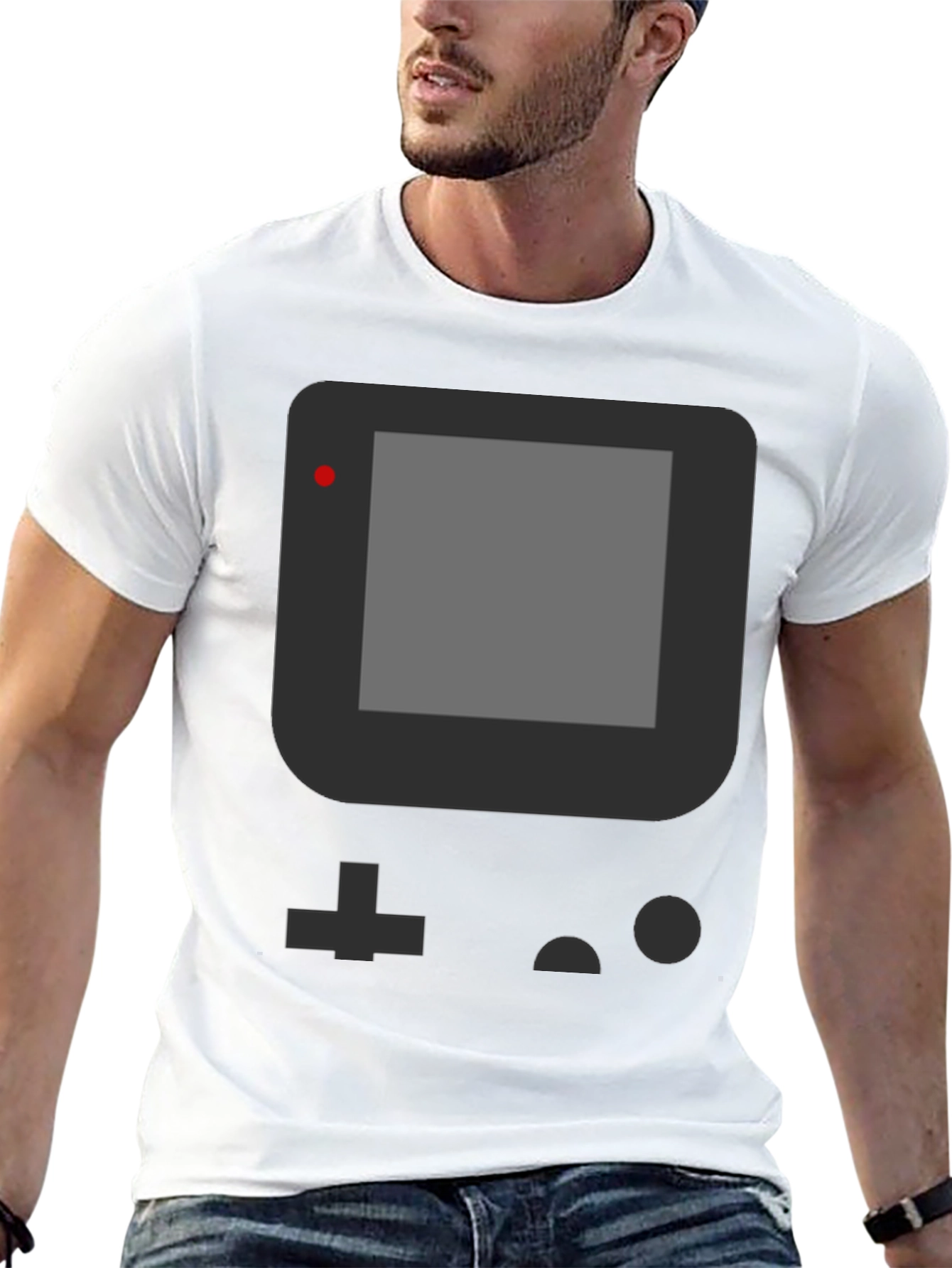 Retro Game Console T-Shirt - Black Gaming Tee