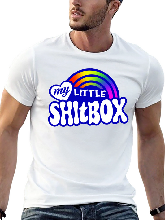 My Little Shitbox T-Shirt - Rainbow Novelty Tee