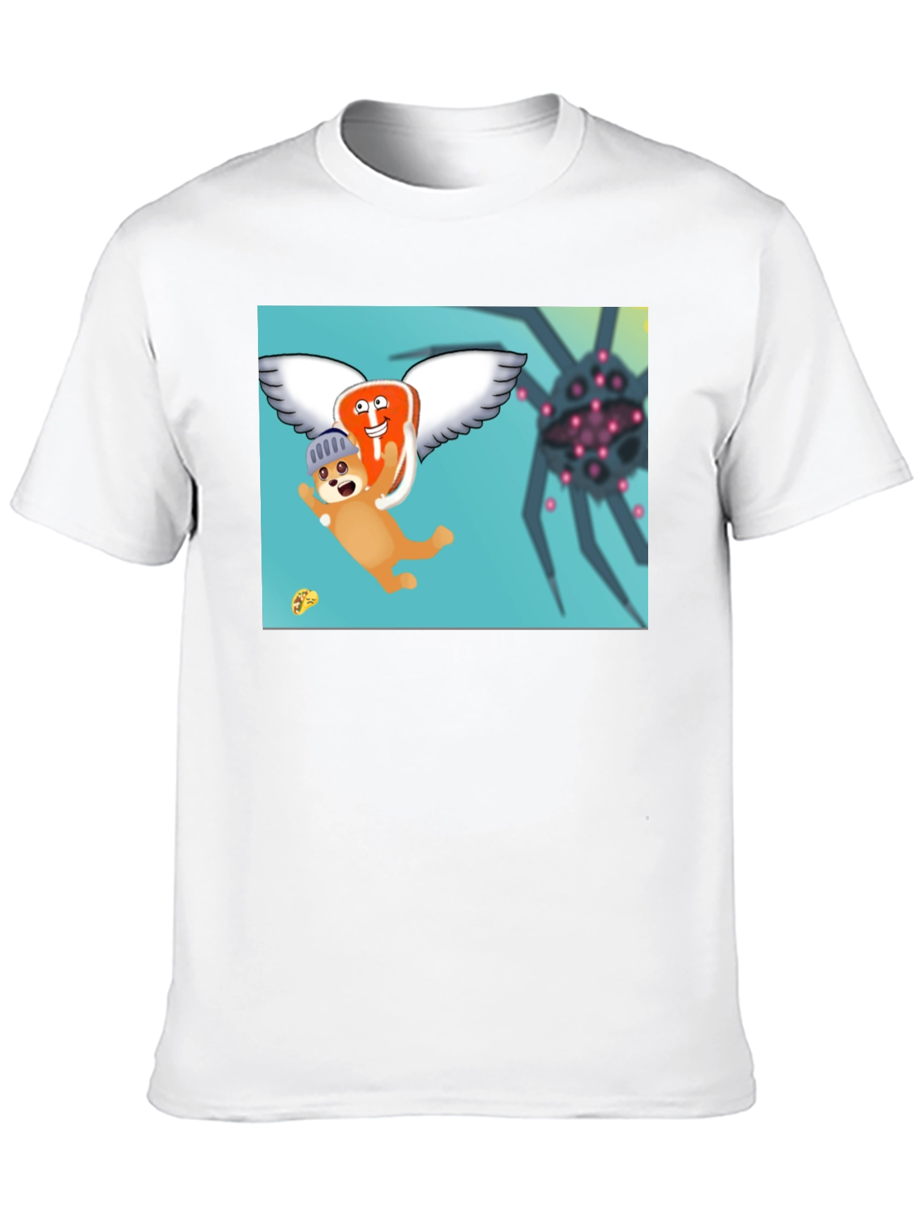 Flying Steak Dog T-Shirt