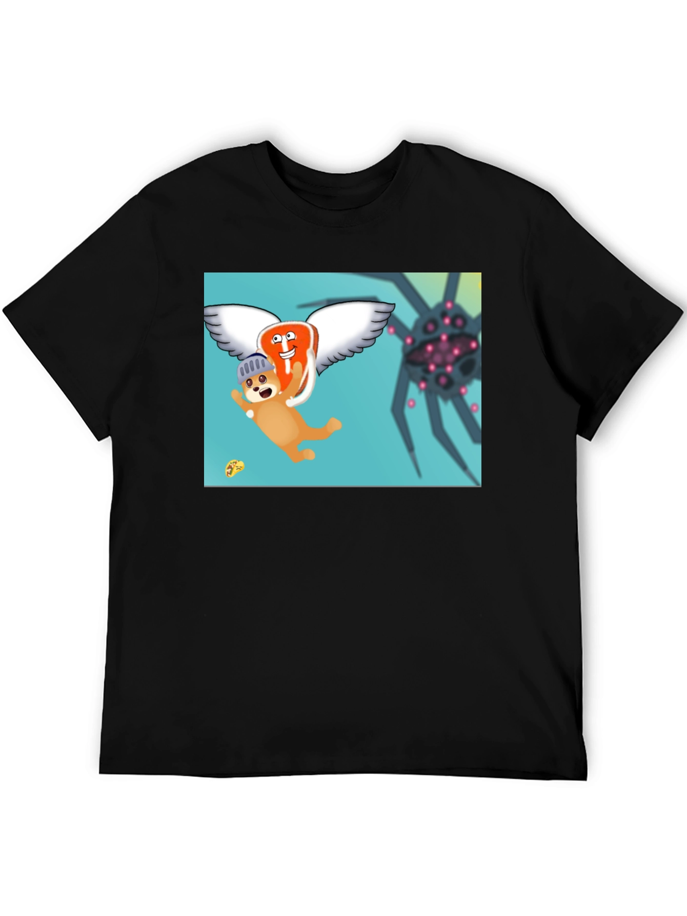 Flying Steak Dog T-Shirt