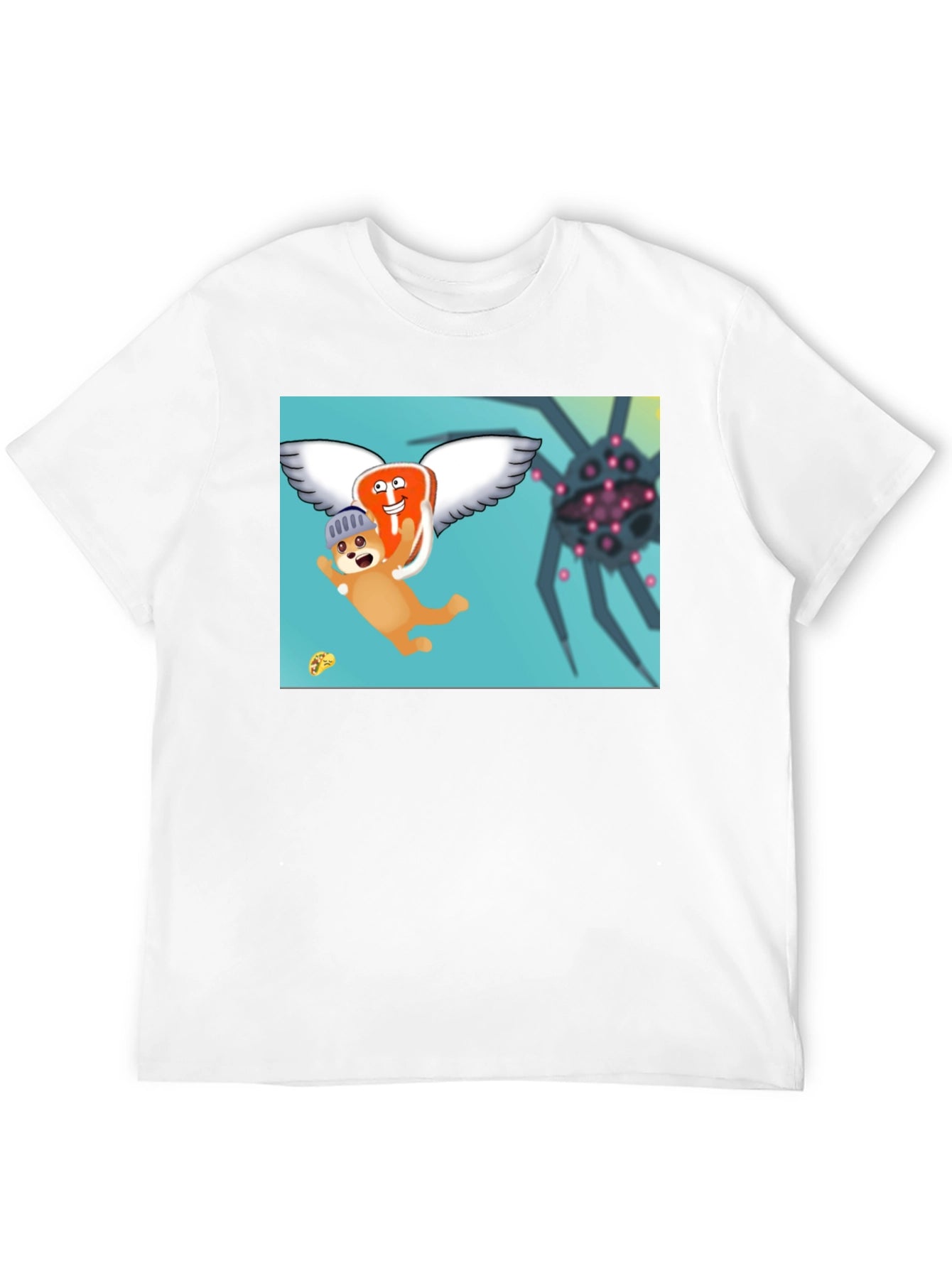 Flying Steak Dog T-Shirt