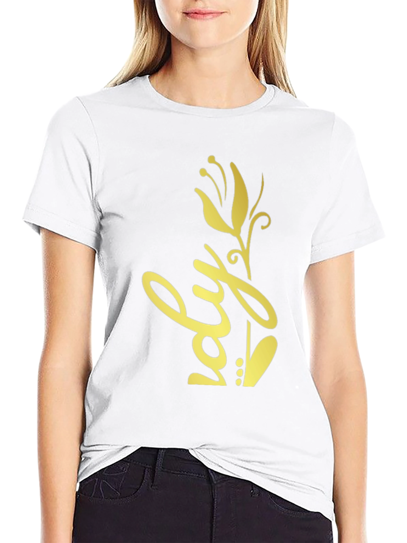Floral Vegan T-Shirt - Stylish & Sustainable