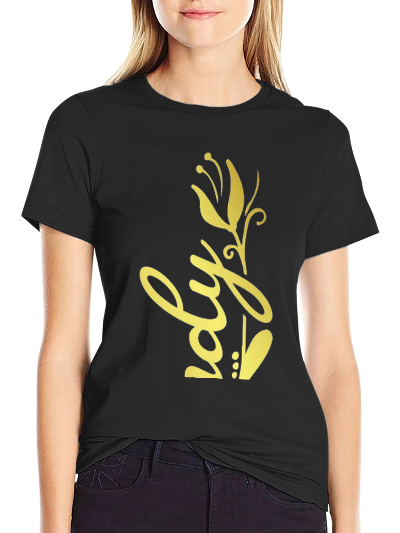 Floral Vegan T-Shirt - Stylish & Sustainable