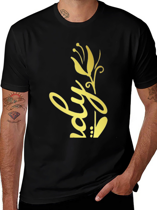 Floral Vegan T-Shirt - Stylish & Sustainable