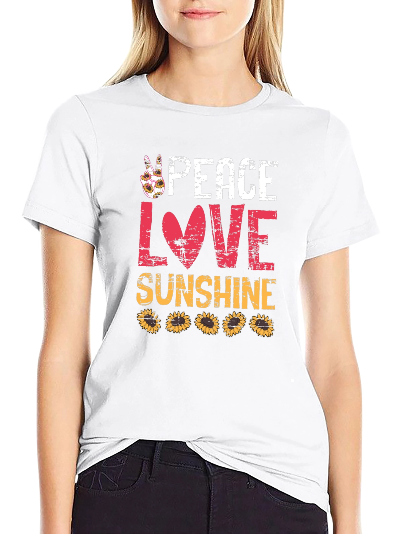 Peace Love Sunshine Graphic Tee
