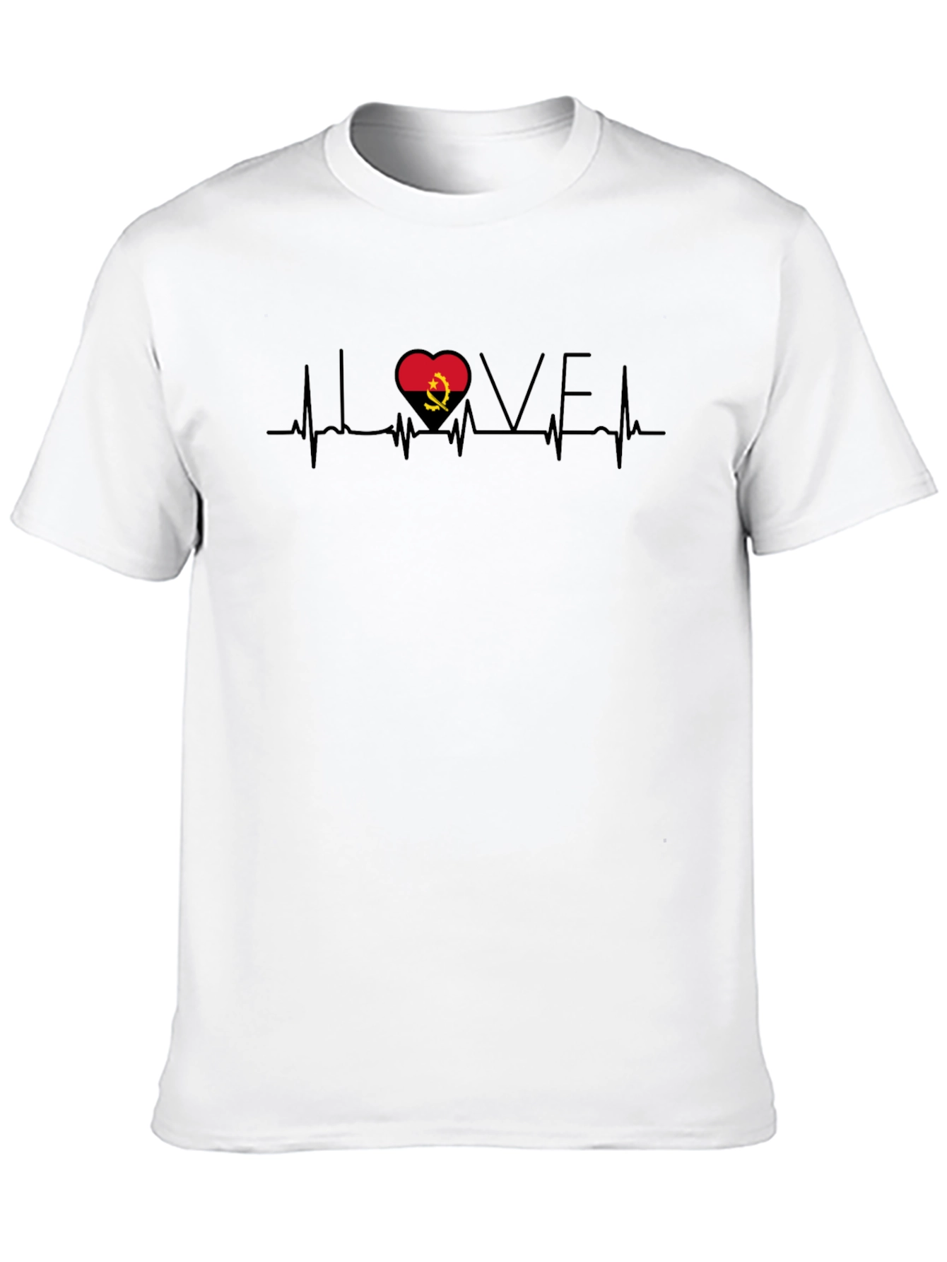 Angola Heartbeat Love T-Shirt
