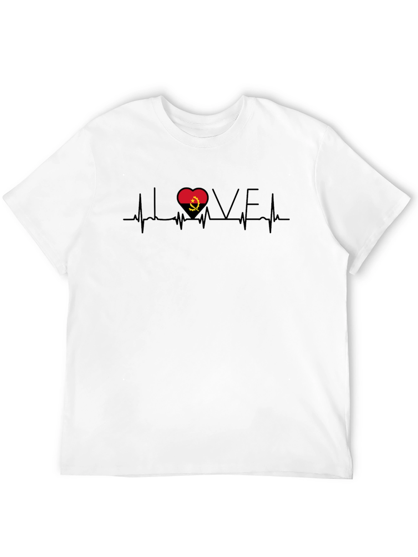 Angola Heartbeat Love T-Shirt