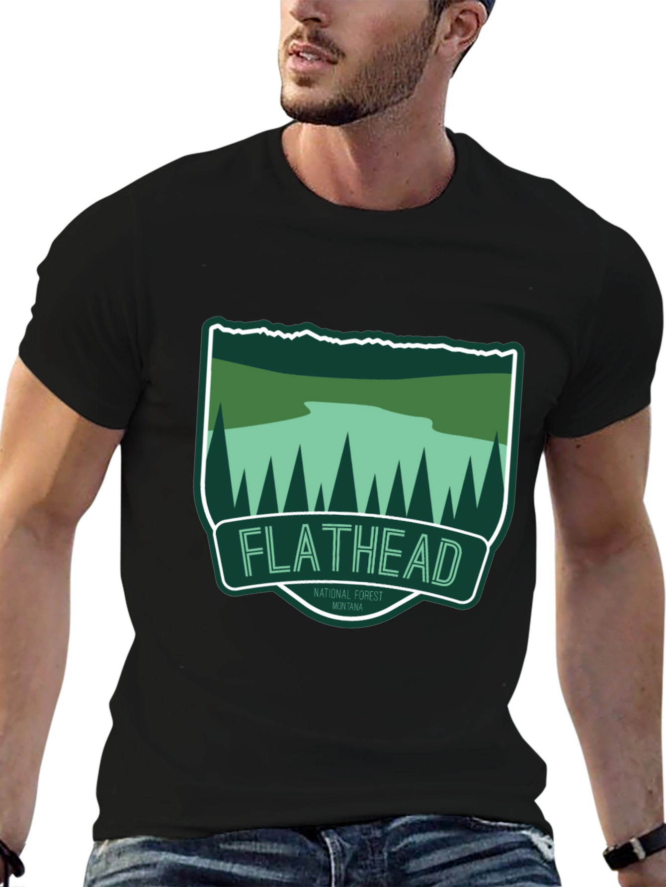 Flathead National Forest Montana T-Shirt