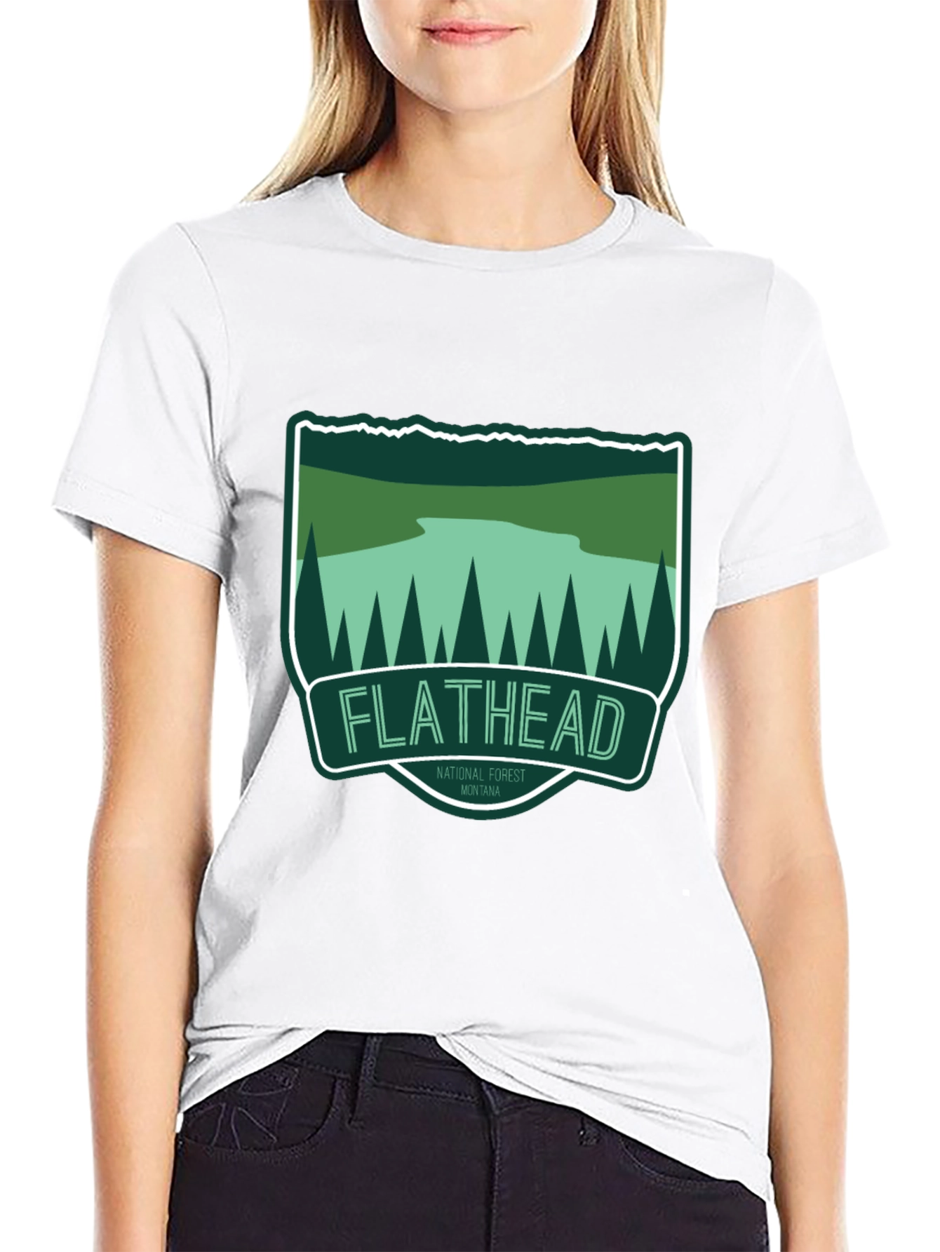Flathead National Forest Montana T-Shirt