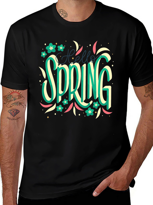 Hello Spring T-Shirt: Floral Season Style