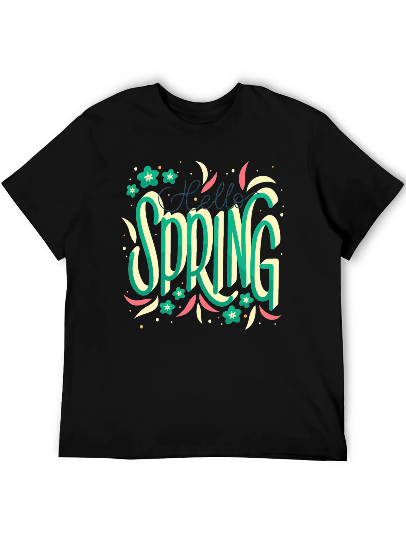 Hello Spring T-Shirt: Floral Season Style