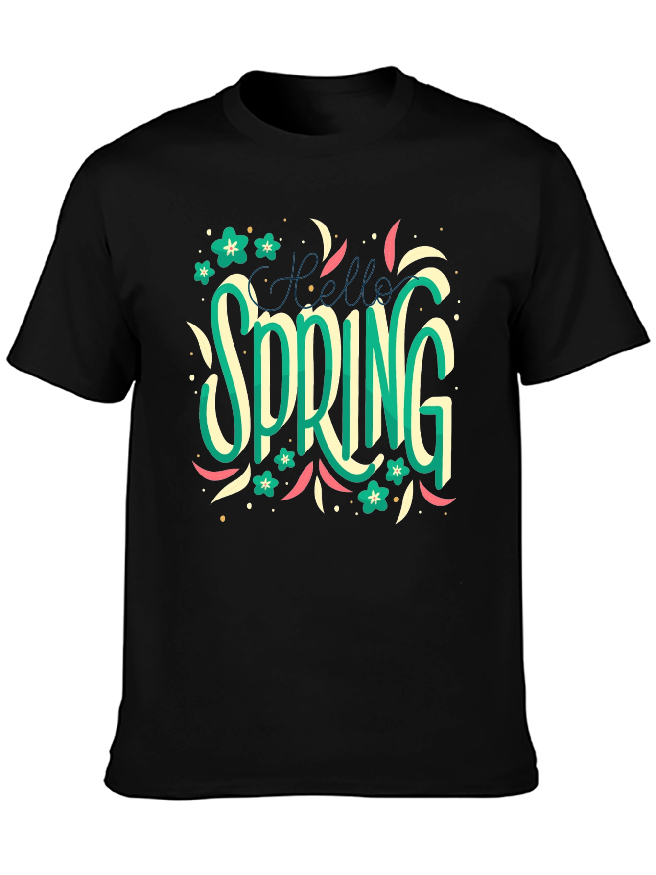 Hello Spring T-Shirt: Floral Season Style