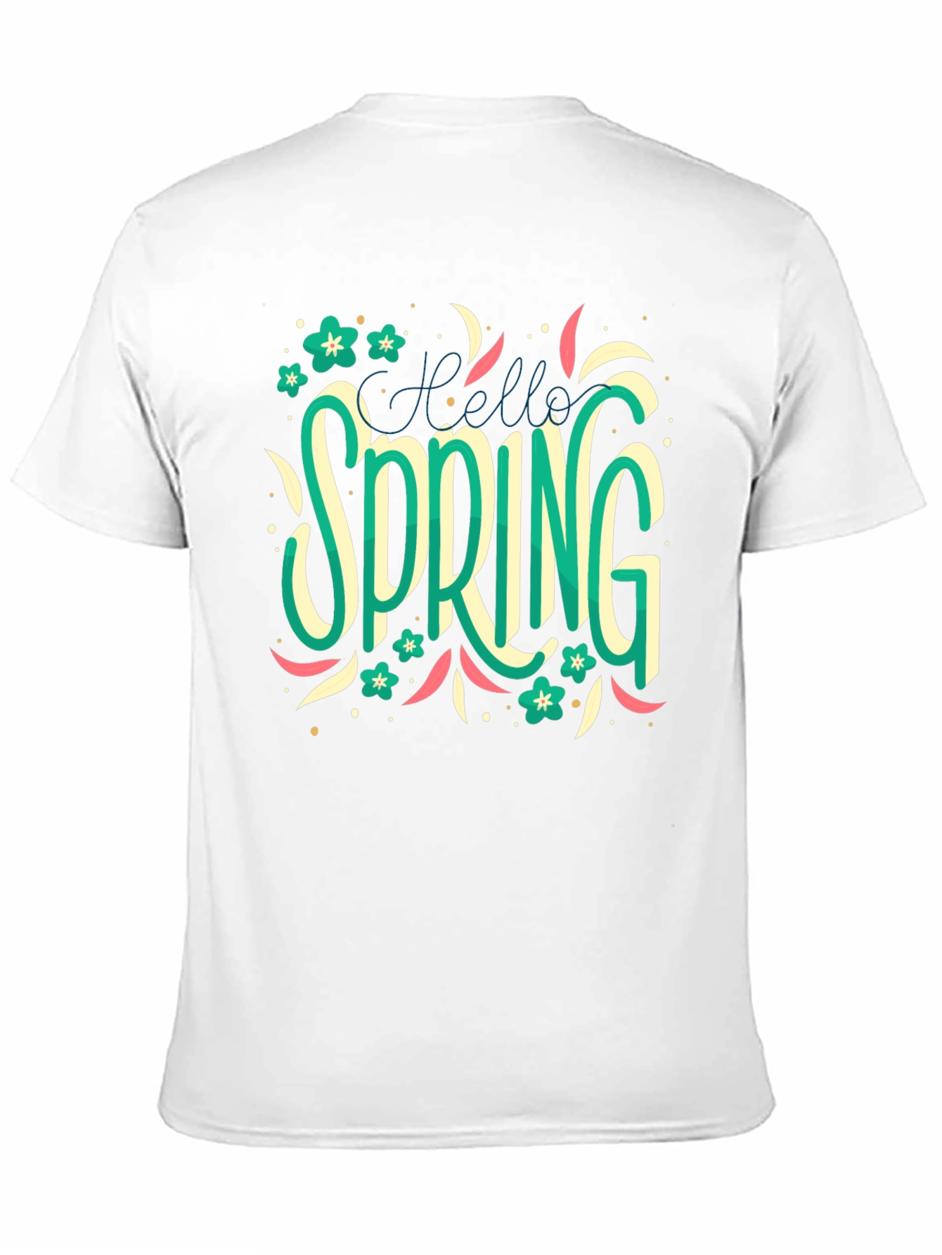 Hello Spring T-Shirt: Floral Season Style