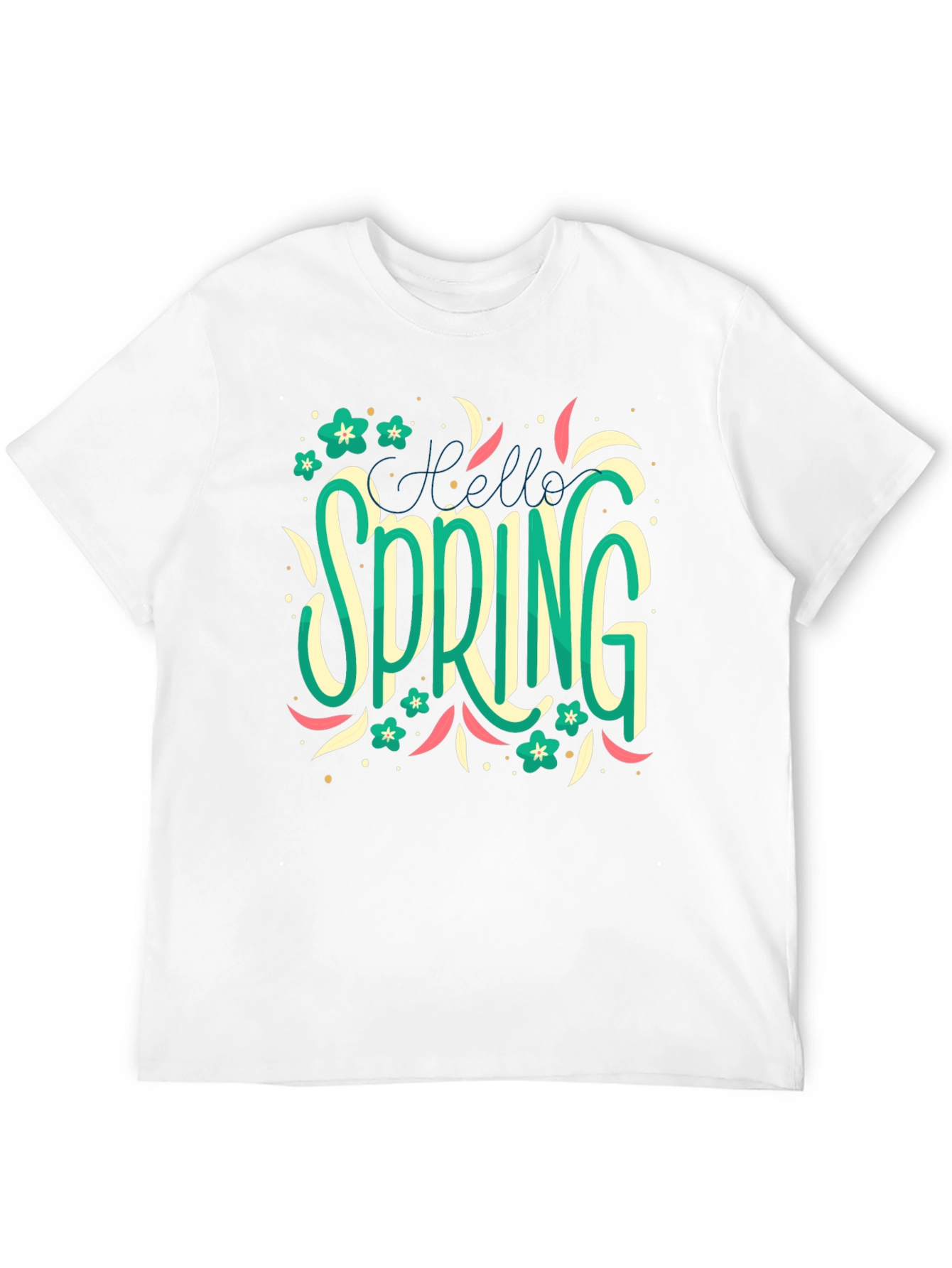 Hello Spring T-Shirt: Floral Season Style