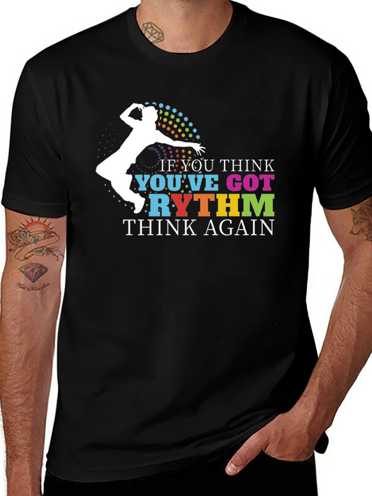 Rhythm Graphic Tee - Funny Dance T-Shirt