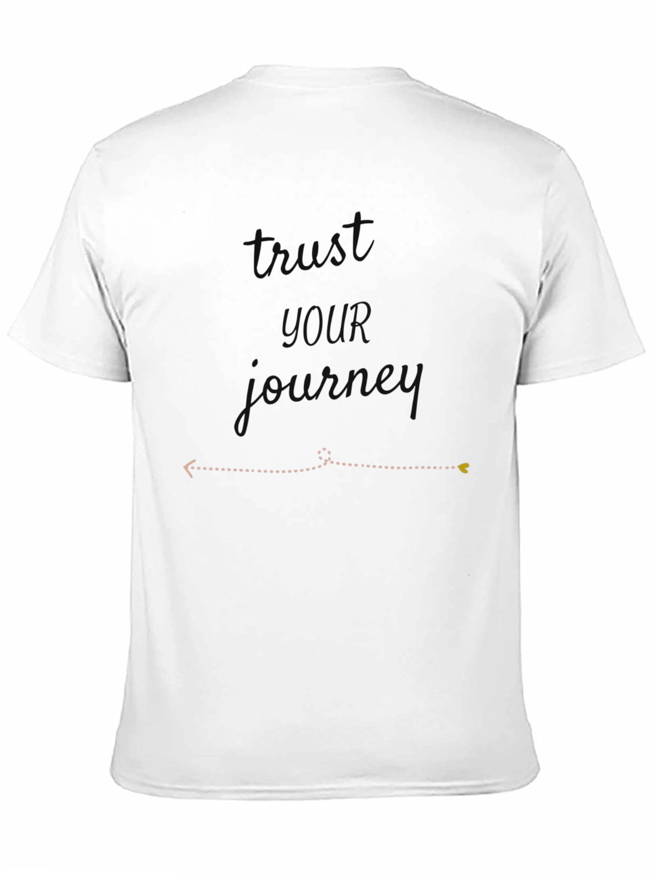 Trust the Journey Black Graphic Tee