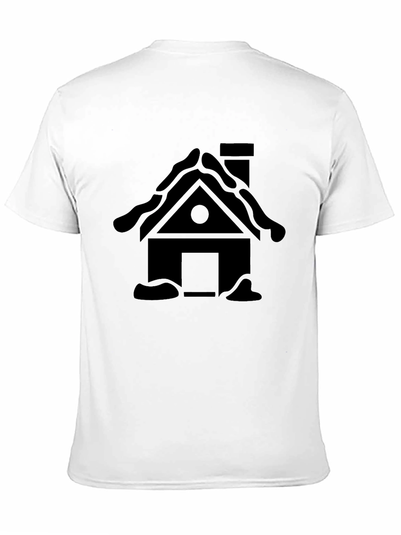 Cabin Tee - Black House Graphic T-Shirt