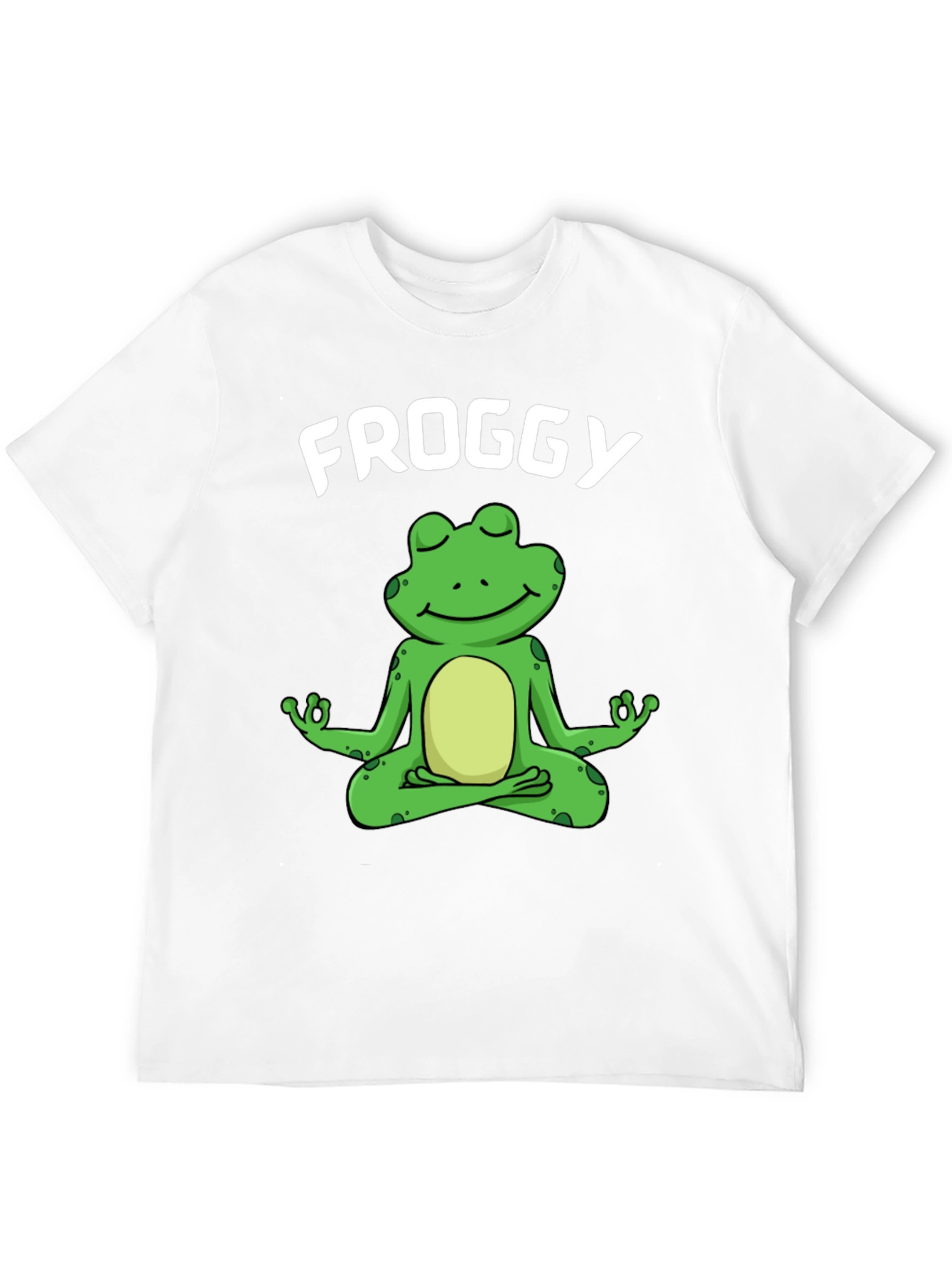 Froggy Meditation T-Shirt - Relaxed Fit Black