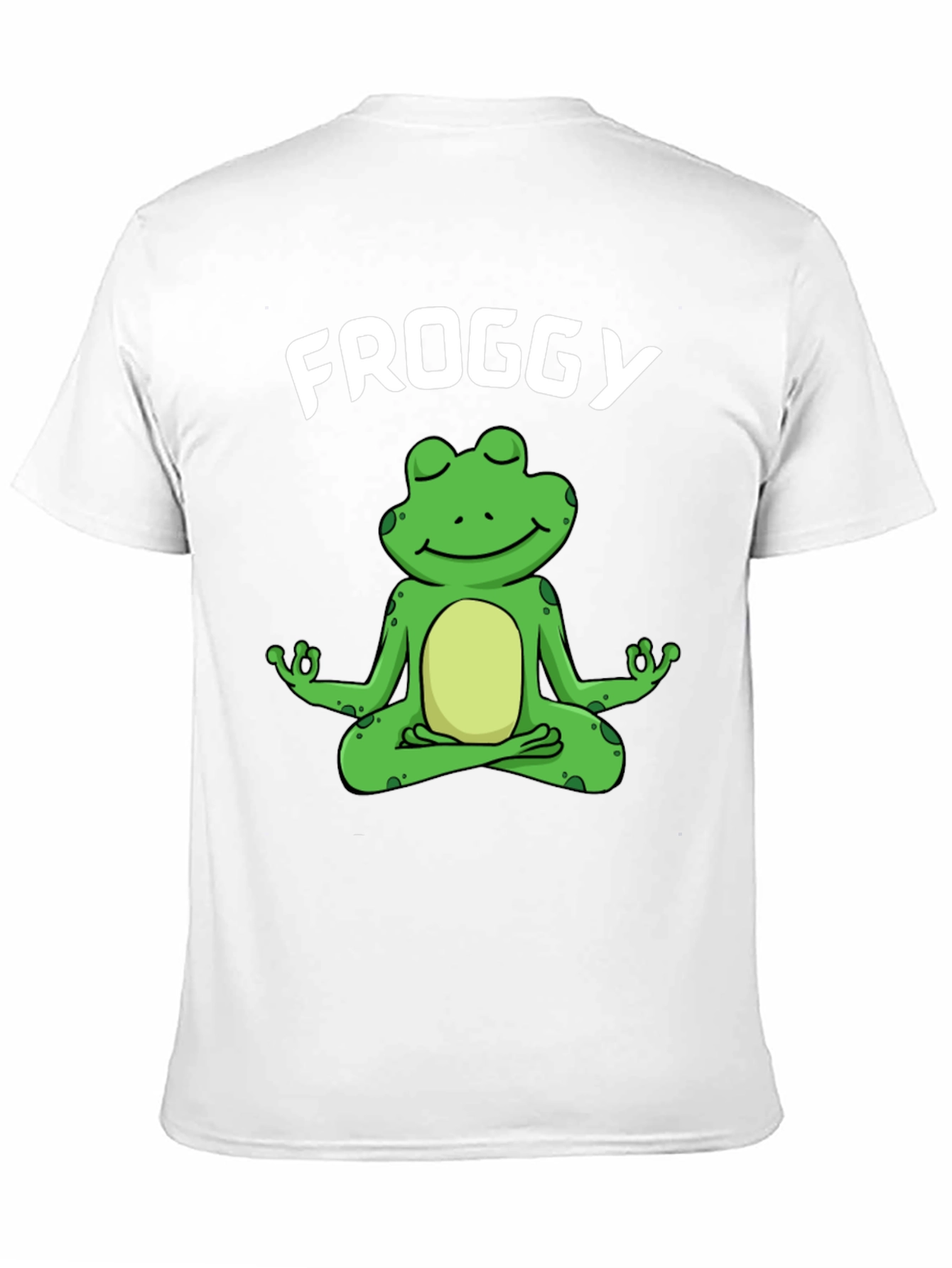 Froggy Meditation T-Shirt - Relaxed Fit Black