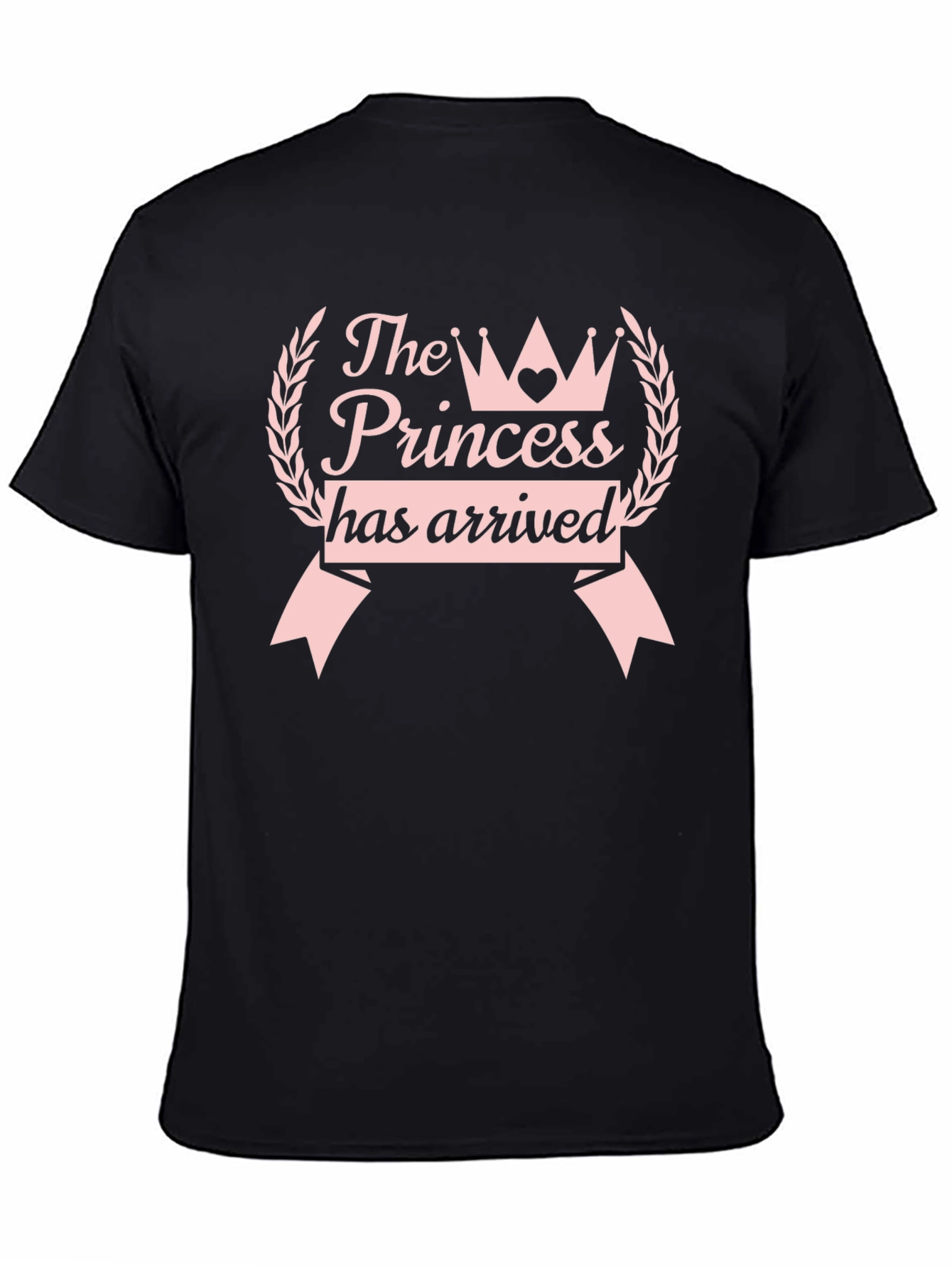 The Princess Has Arrived Black Tee
