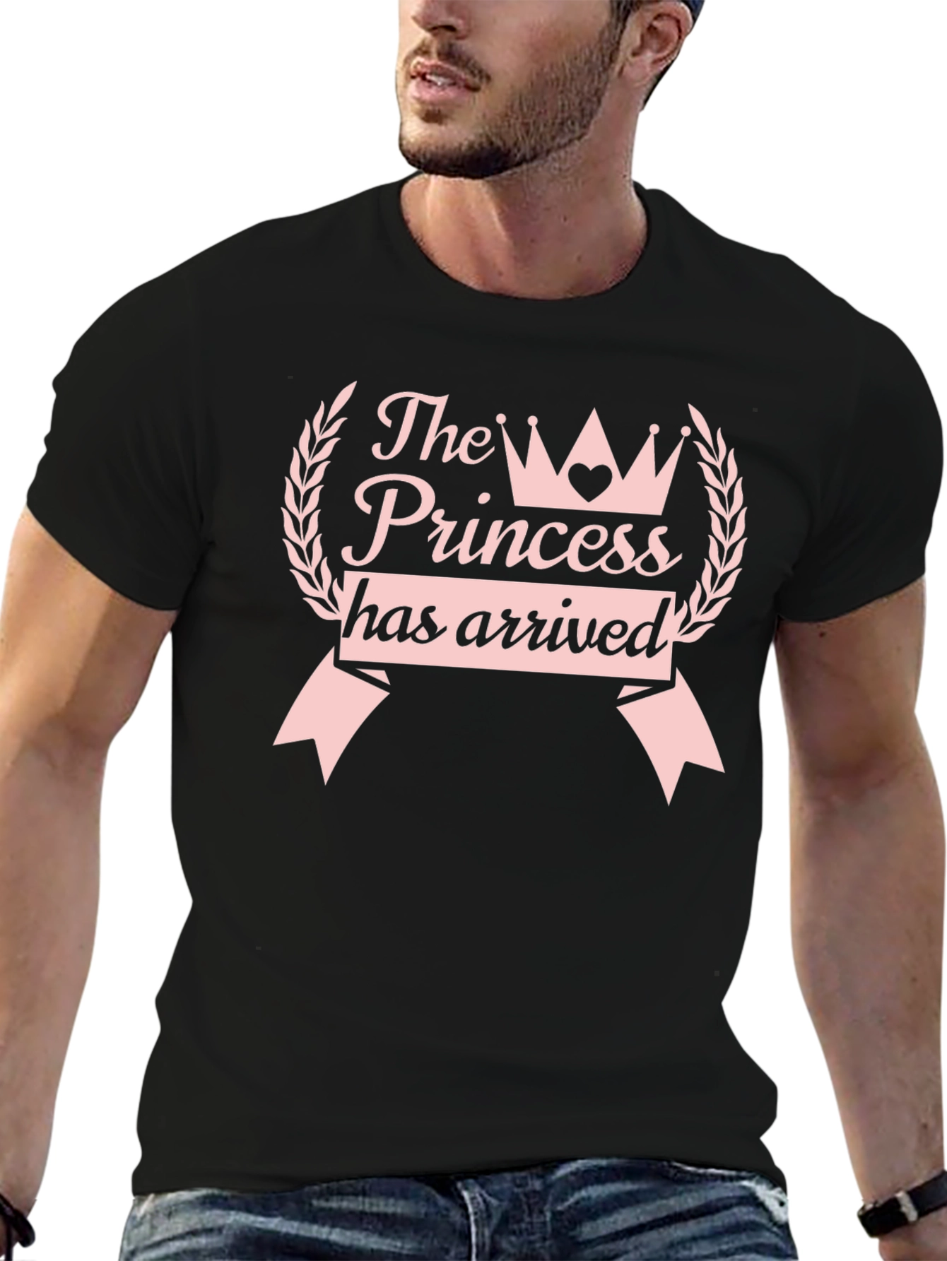 The Princess Has Arrived Black Tee