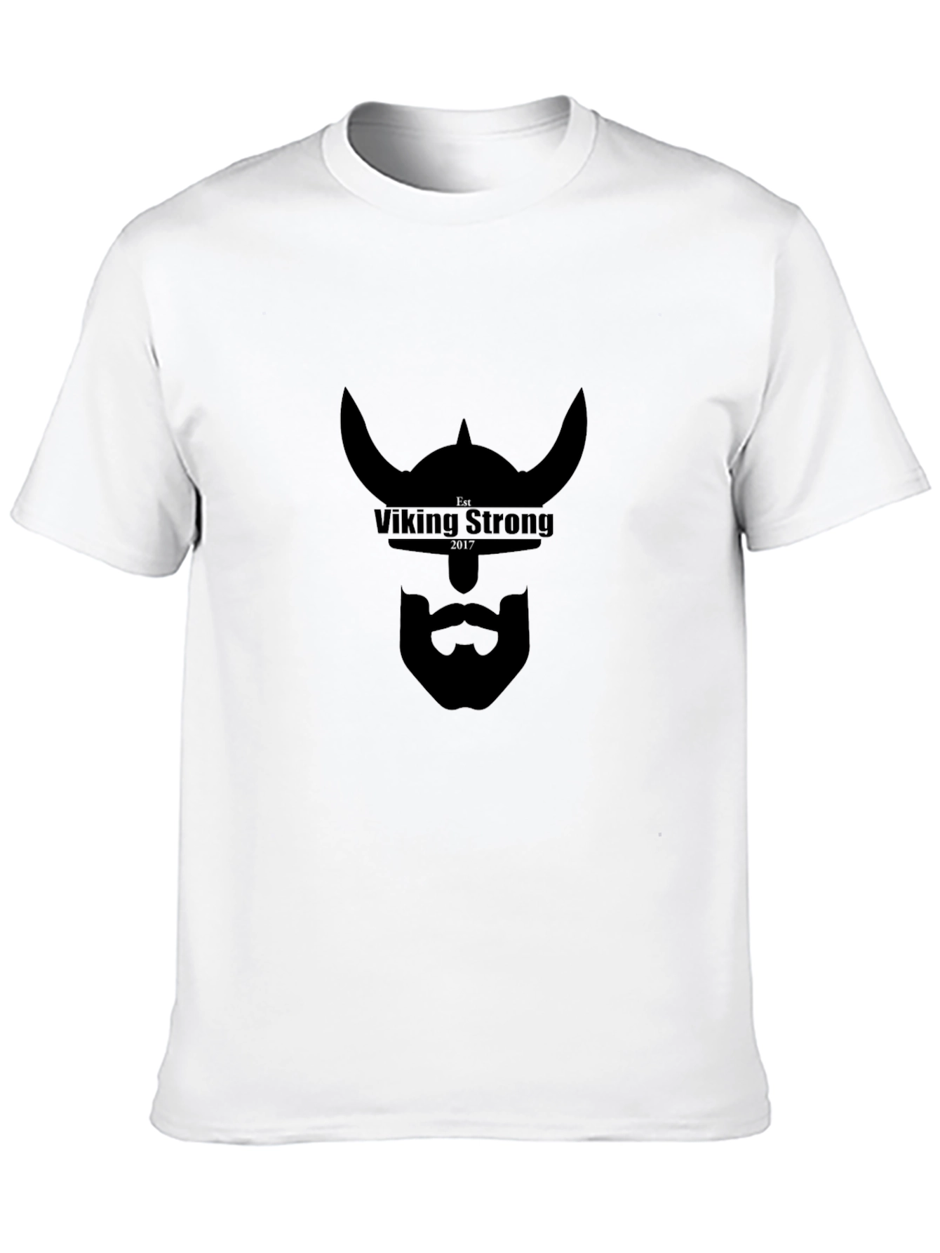 Viking Strong T-Shirt - Black Graphic Tee