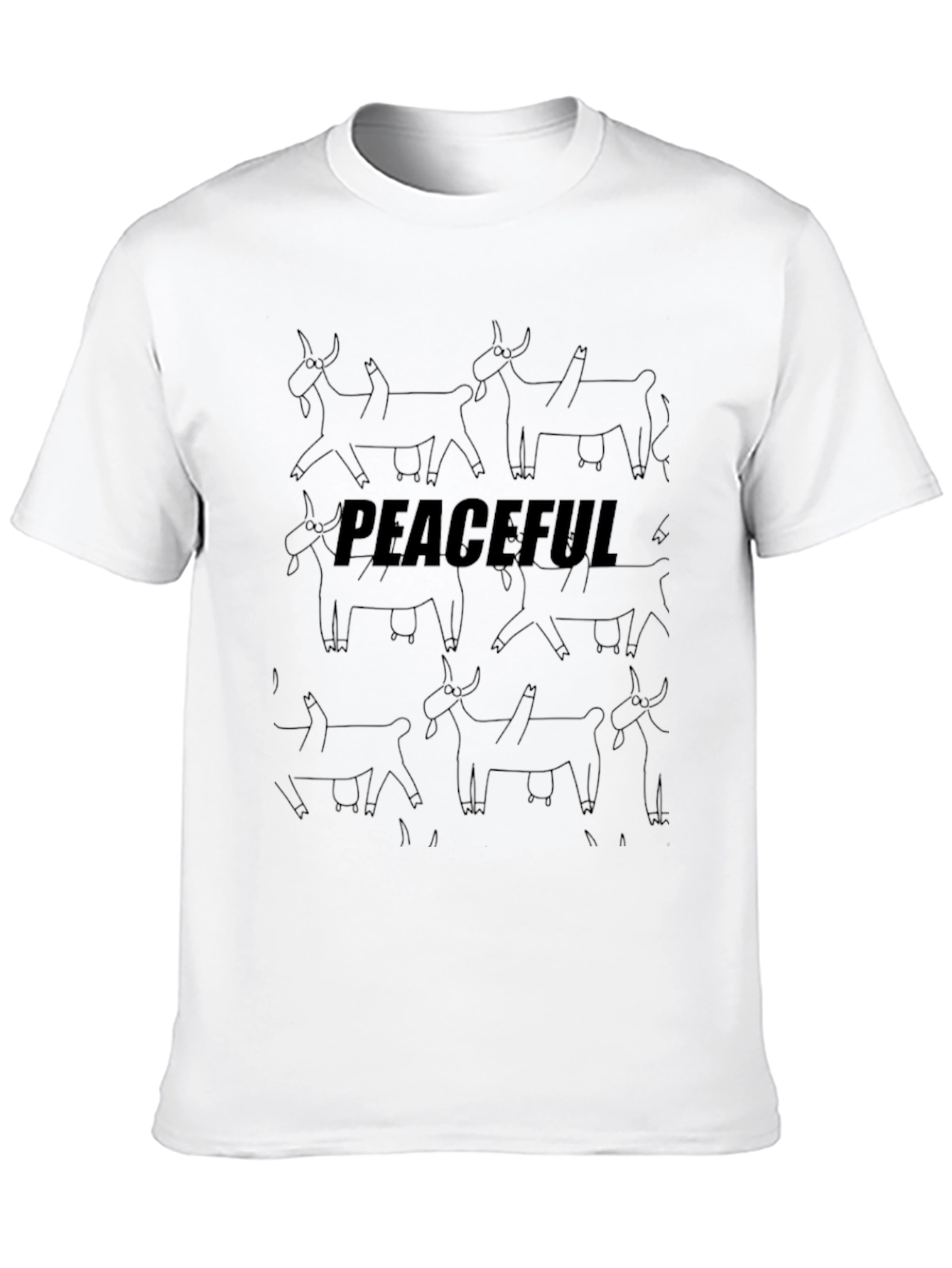 Peaceful Goat T-Shirt