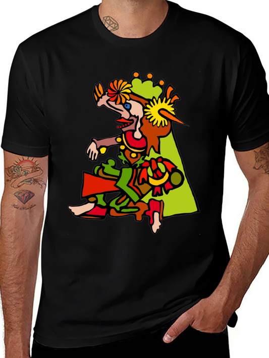 Abstract Art Graphic Tee - Unique Design